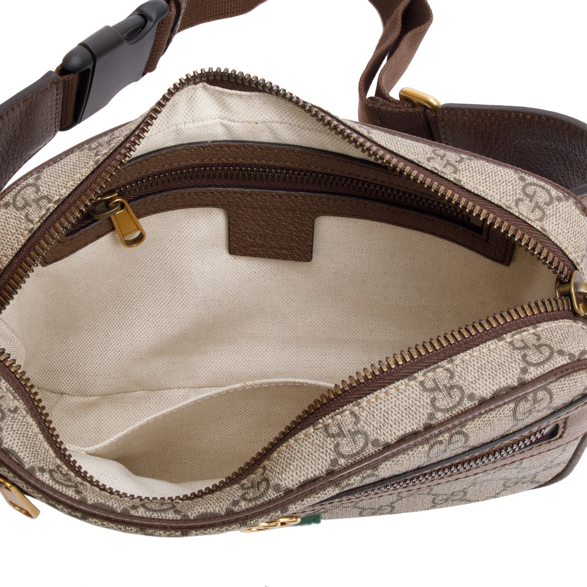 Gucci GG Supreme Web Medium Ophidia GG Belt Bag w/ Box
