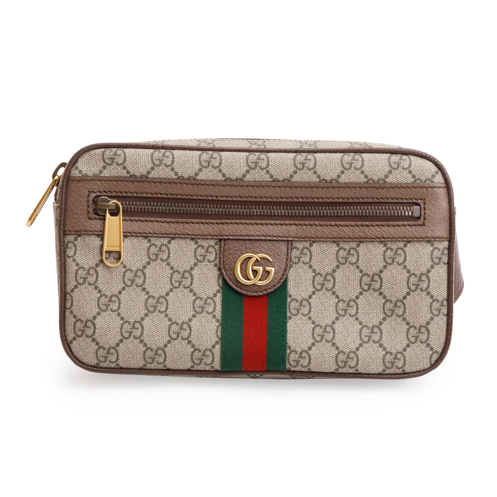 Gucci GG Supreme Web Medium Ophidia GG Belt Bag w/ Box