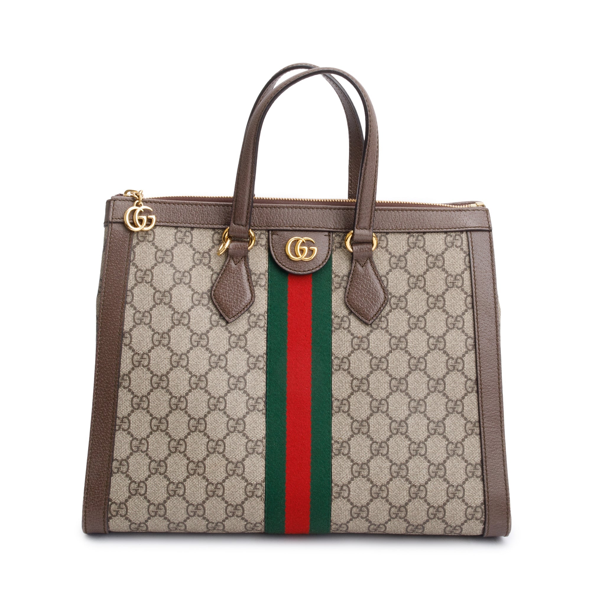 Gucci GG Supreme Web Medium Ophidia Tote