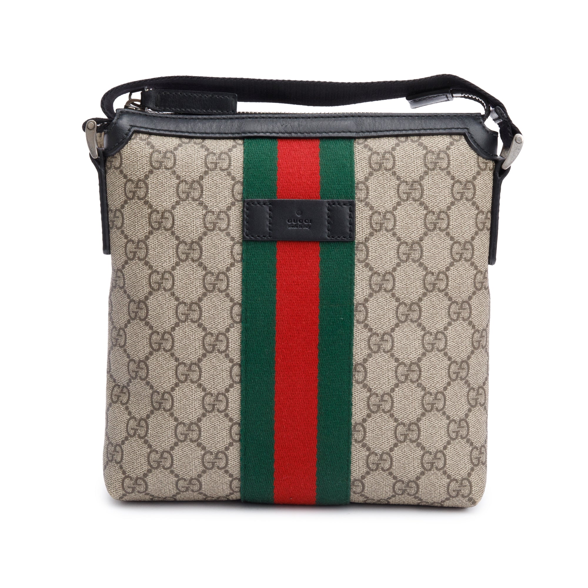 Gucci GG Supreme Web Messenger Bag