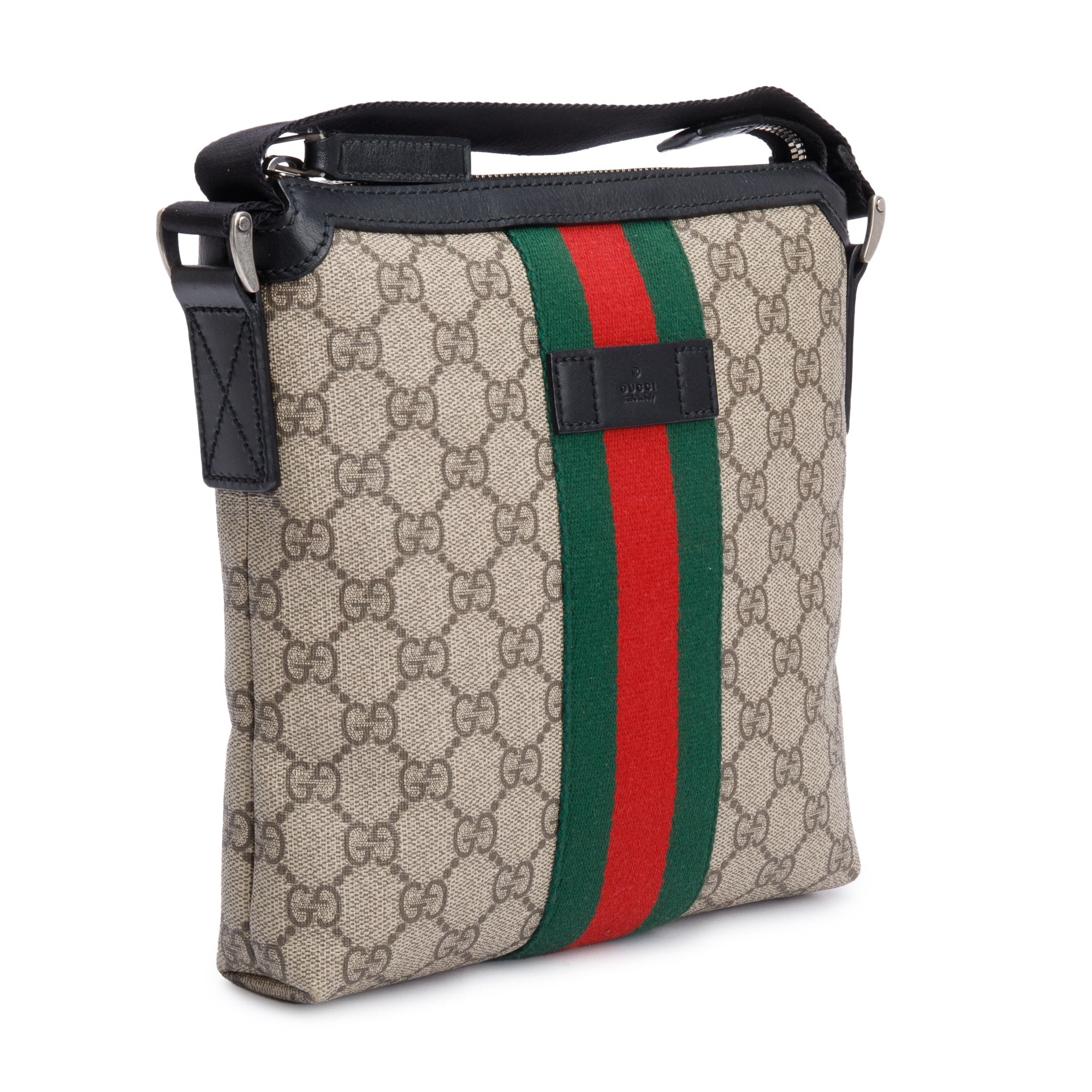 Gucci GG Supreme Web Messenger Bag