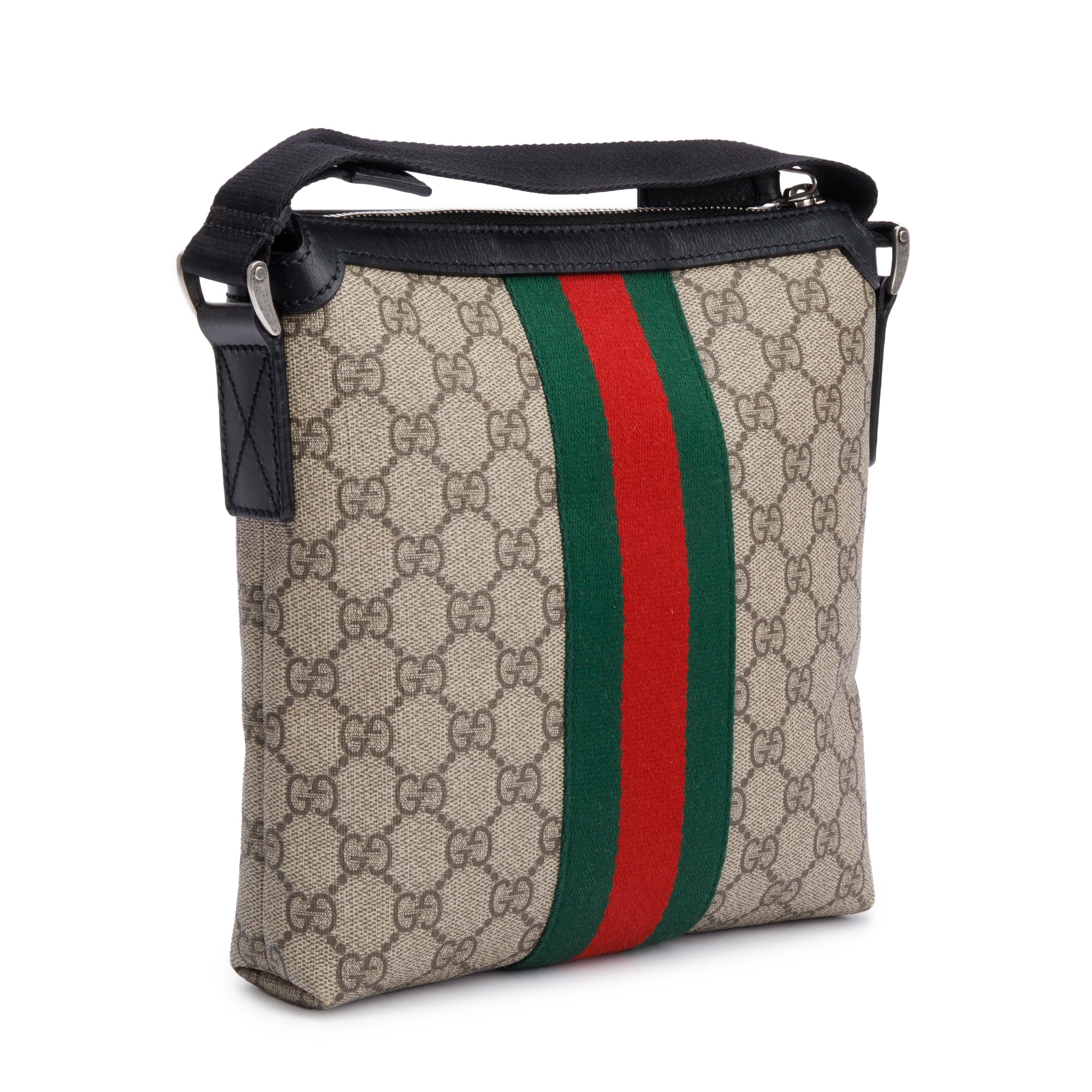 Gucci GG Supreme Web Messenger Bag