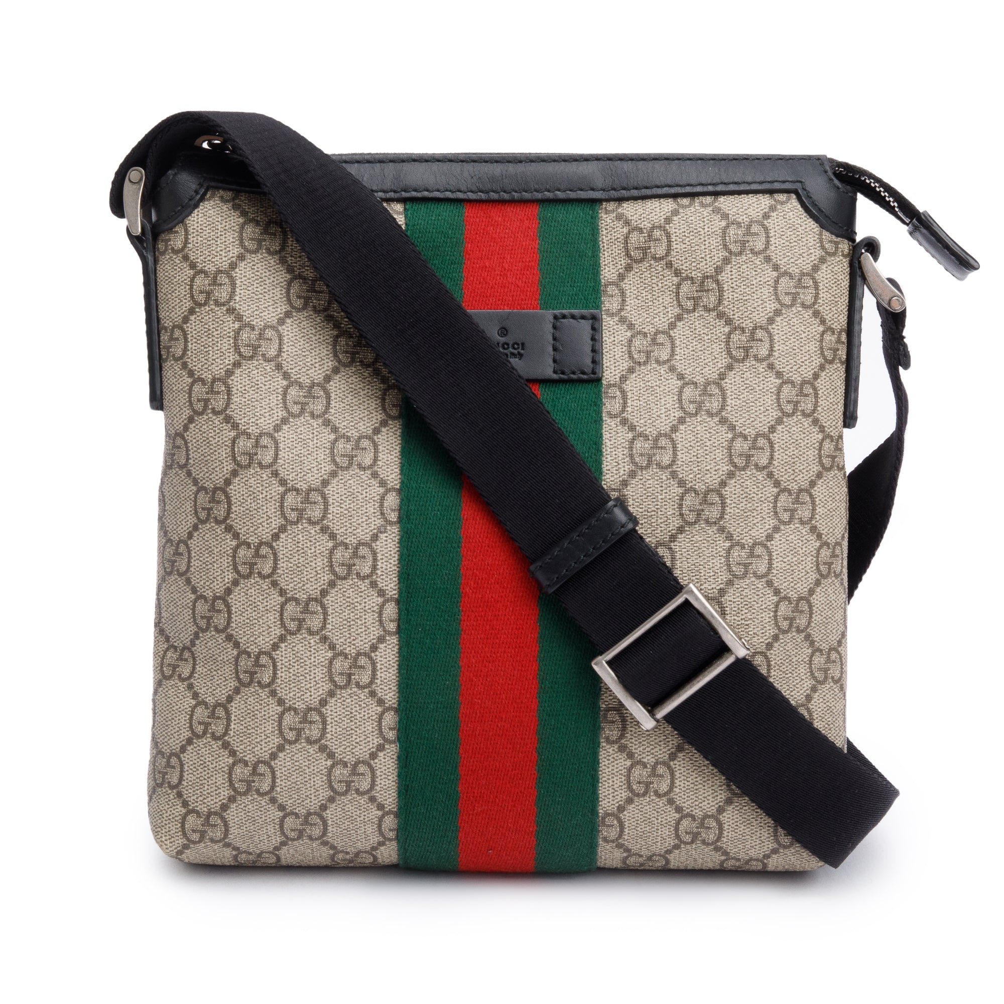 Gucci GG Supreme Web Messenger Bag