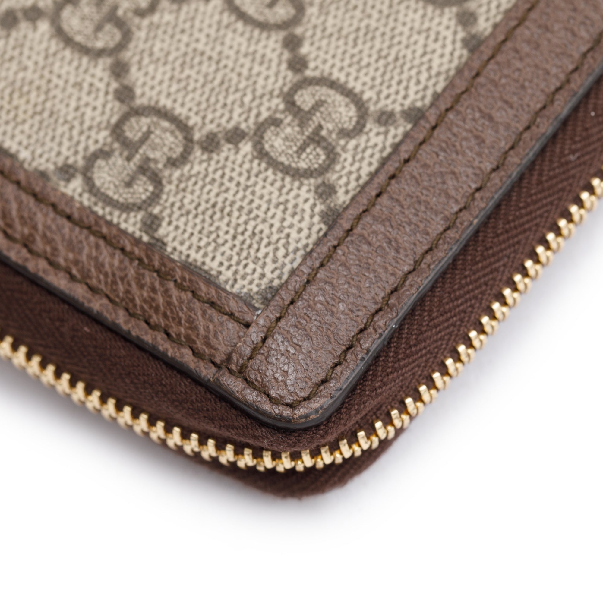 Gucci GG Supreme Web Ophidia GG Zip Around wallet