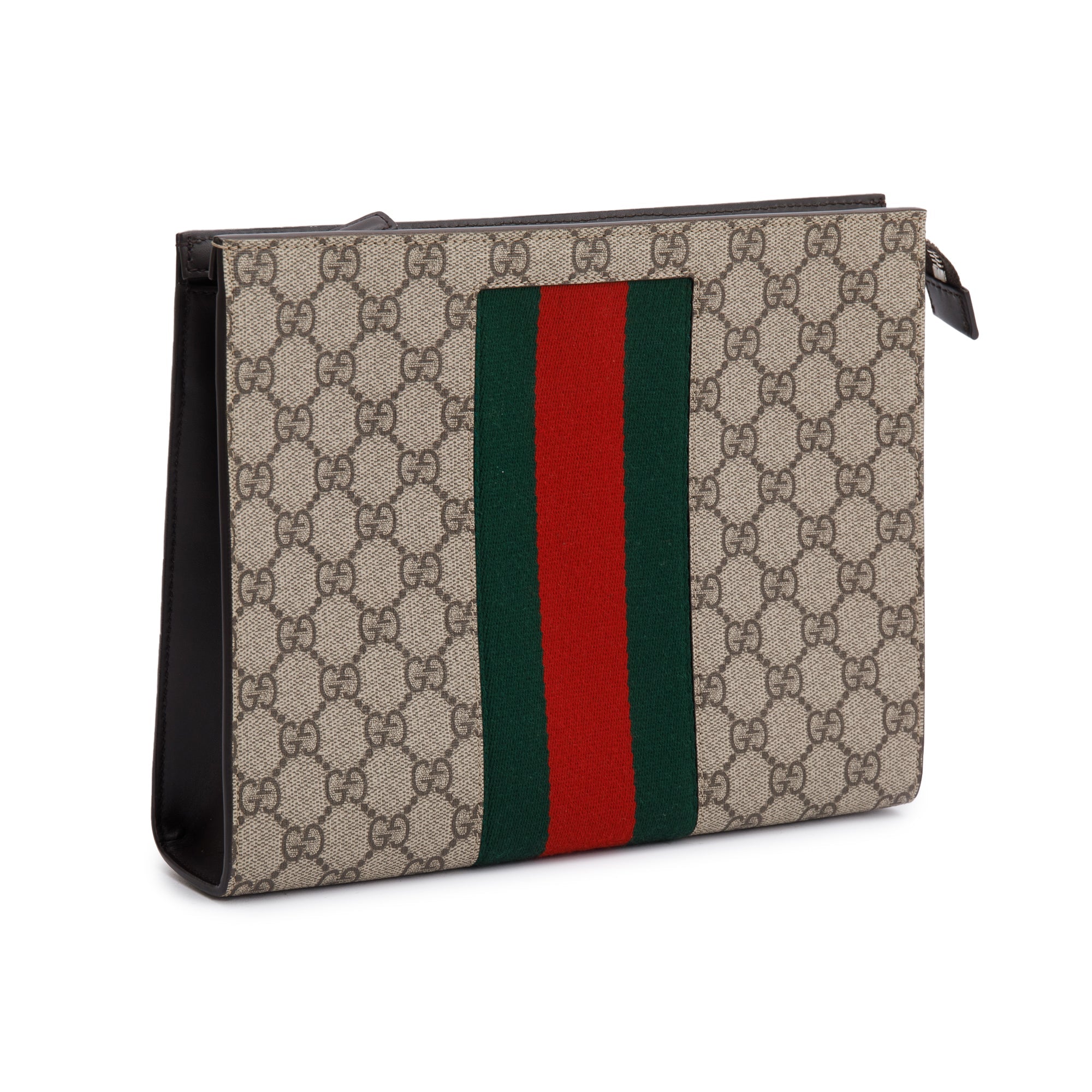 Gucci GG Supreme Web Pouch w/ Box