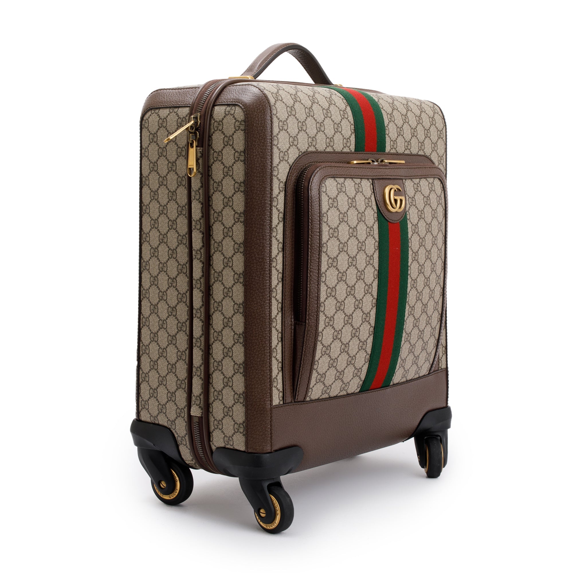 Gucci GG Supreme Web Savoy Small Cabin Trolley