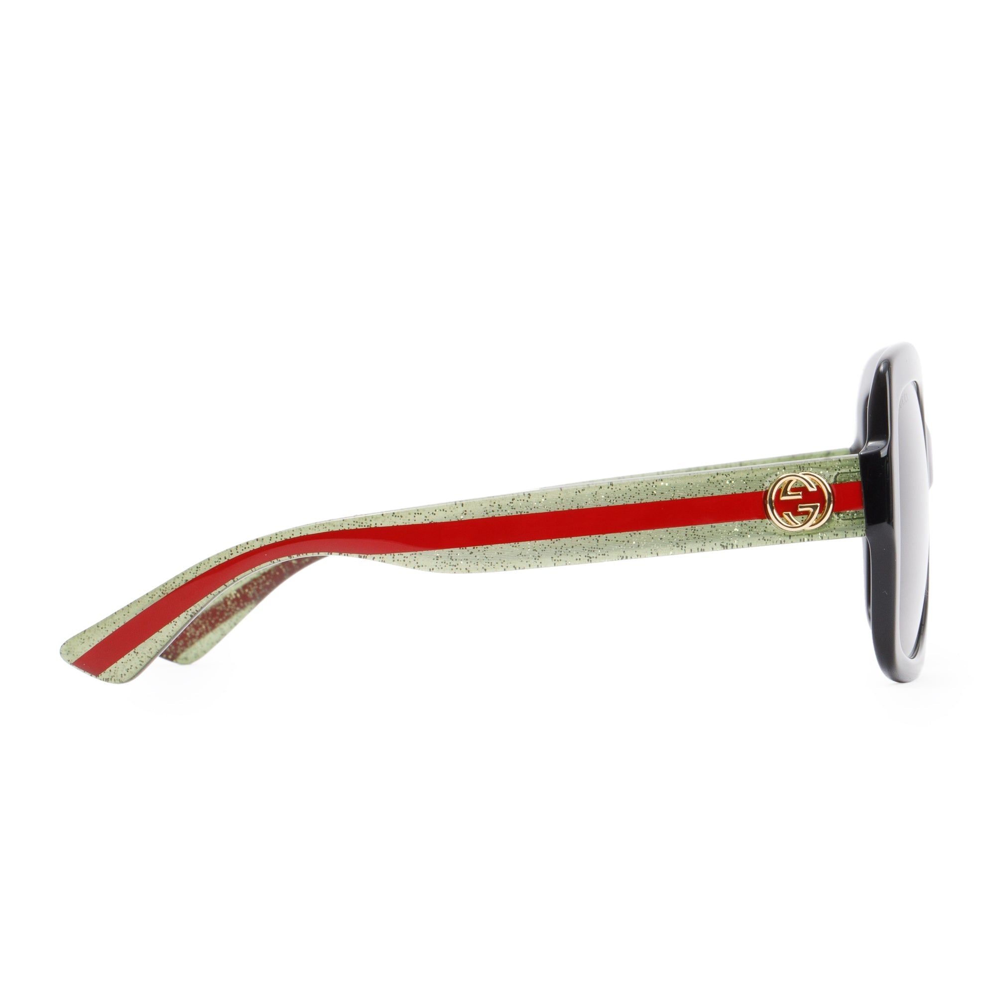 Gucci GG0036S GG Web Oversize Sunglasses w/ Case