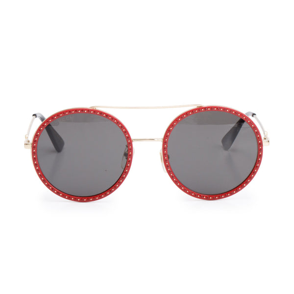 Gucci-GG0061S-Red-Metal-Round-  display picture 3