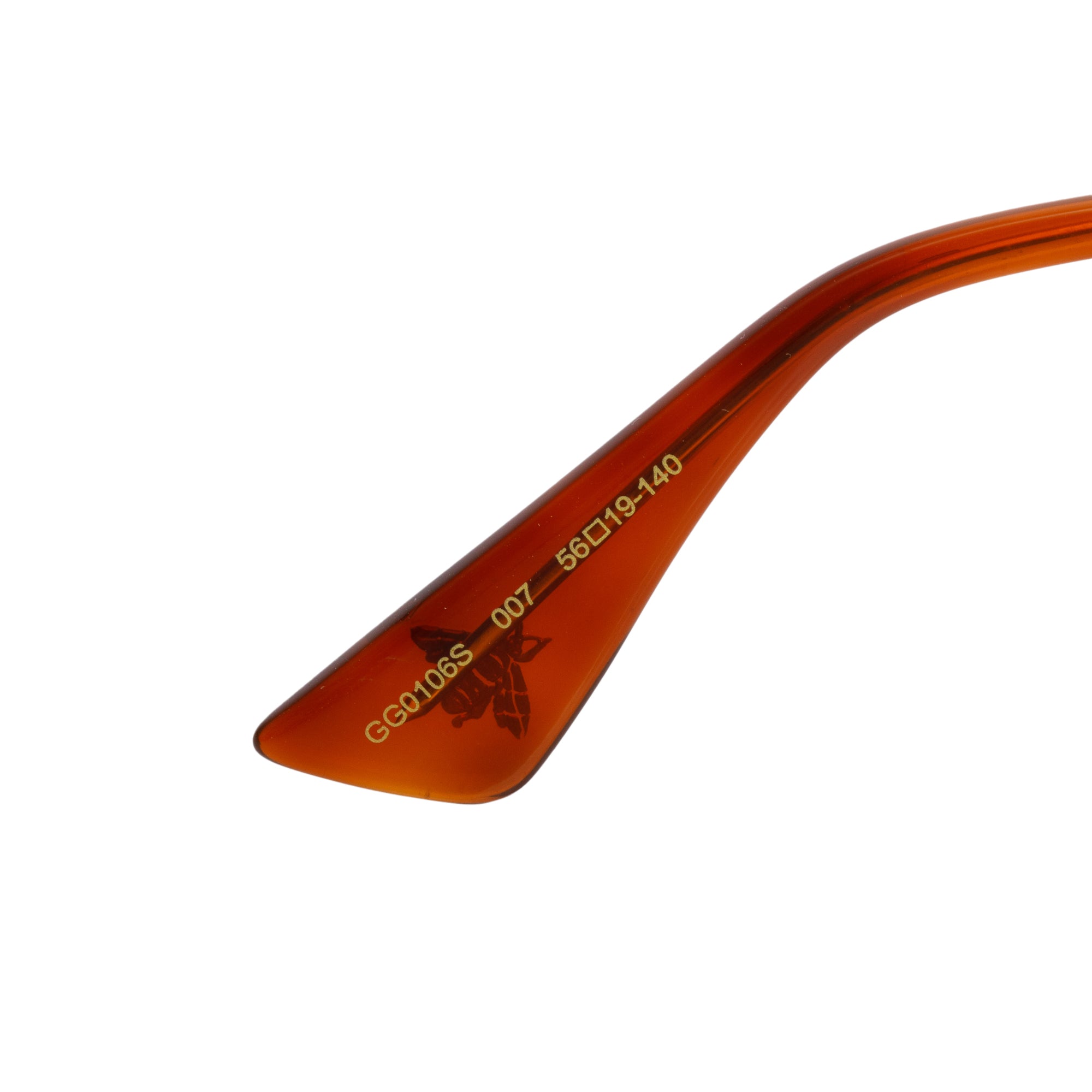 Gucci GG0106S Green, Red Web Acetate Interlocking G Oversized Sunglasses w/ Case