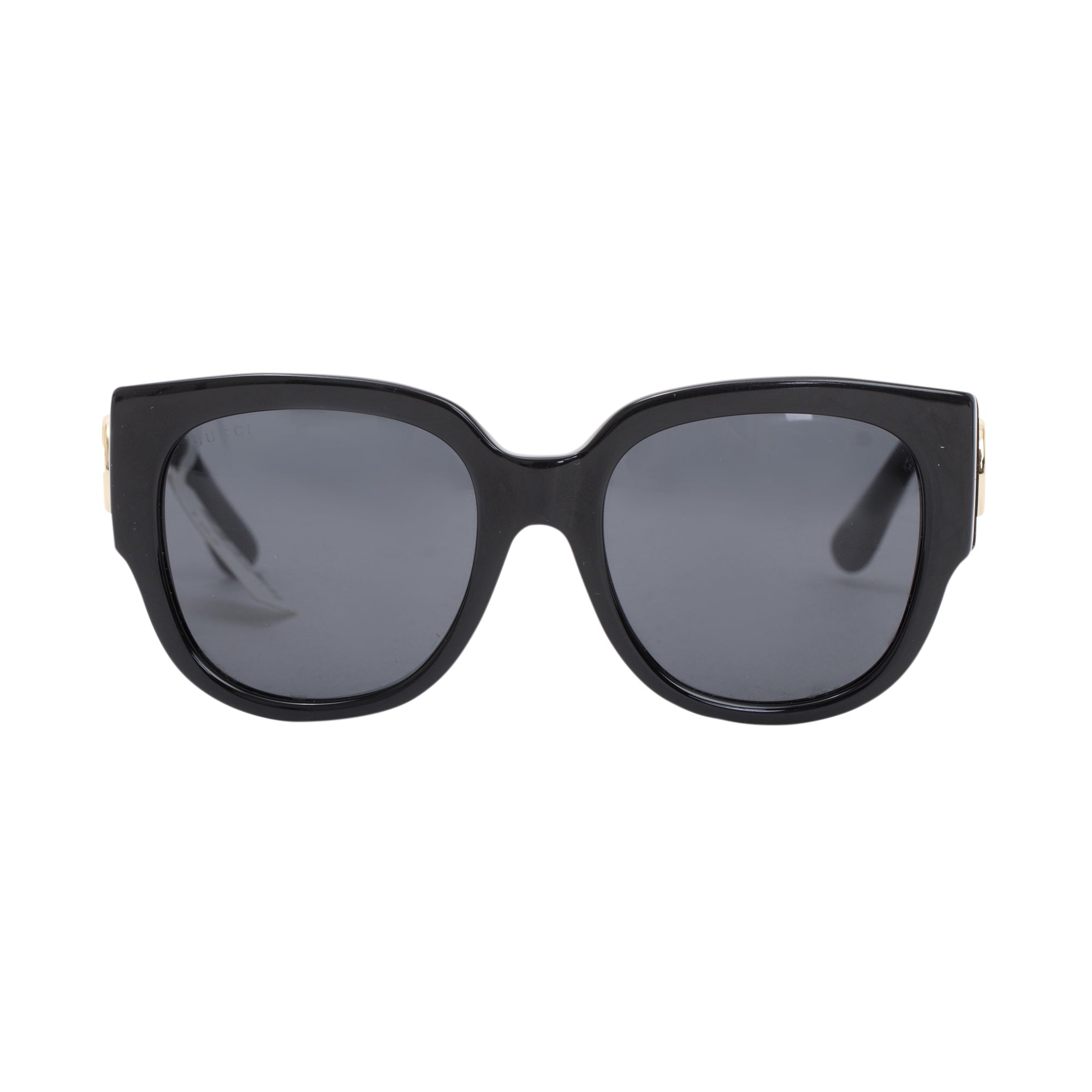 Gucci GG0142SA Black Acetate Square Frame Sunglasses