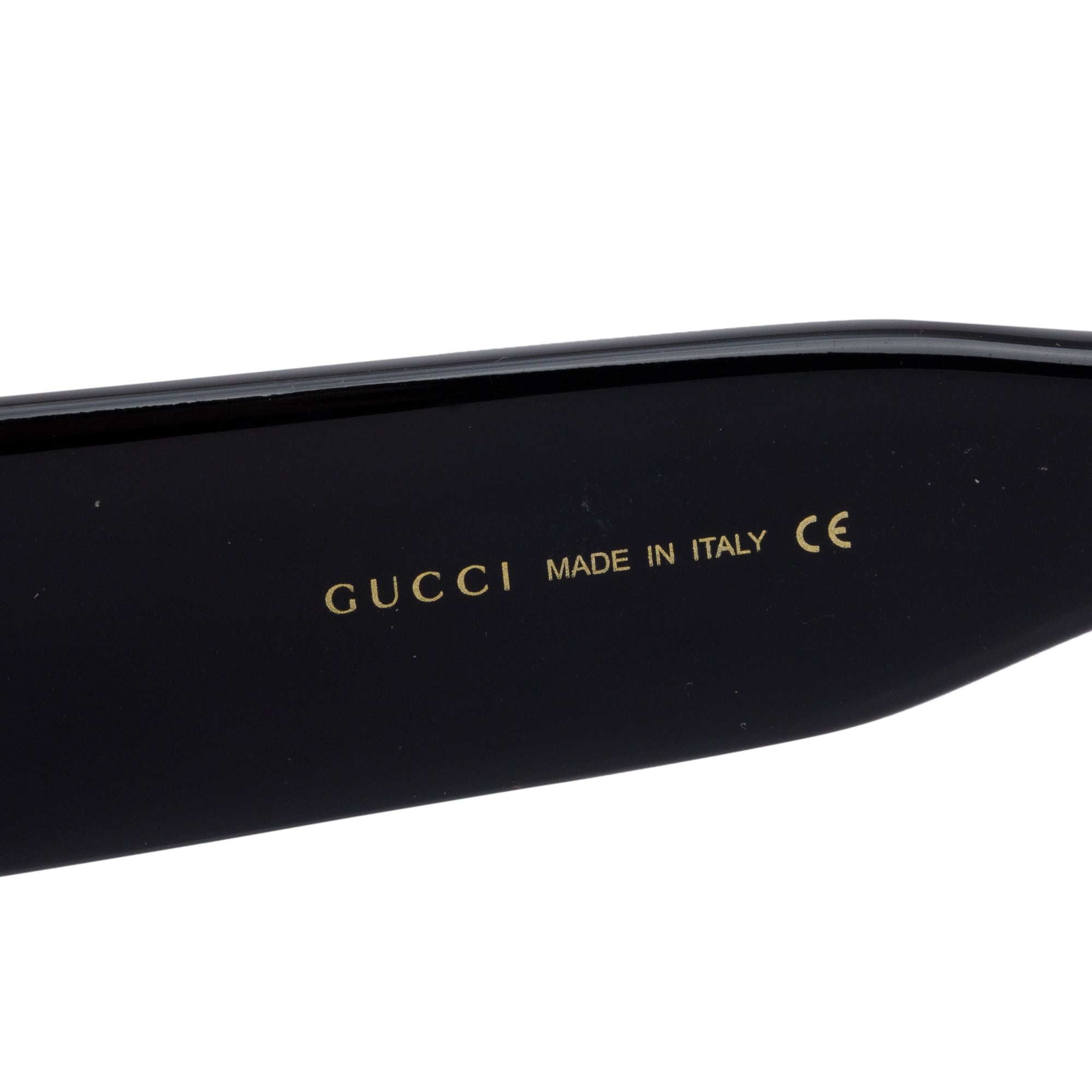 Gucci GG0178S Black Acetate Interlocking G Oversized Sunglasses w/ Case