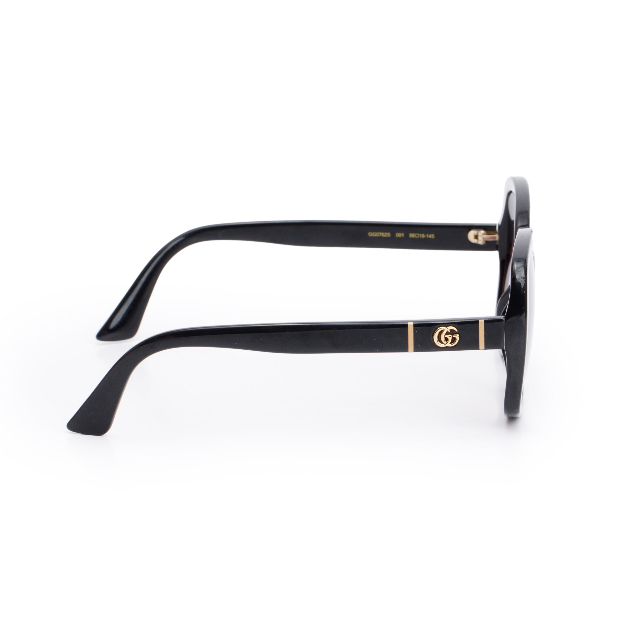 Gucci GG0762S Black Acetate GG Butterfly Sunglasses