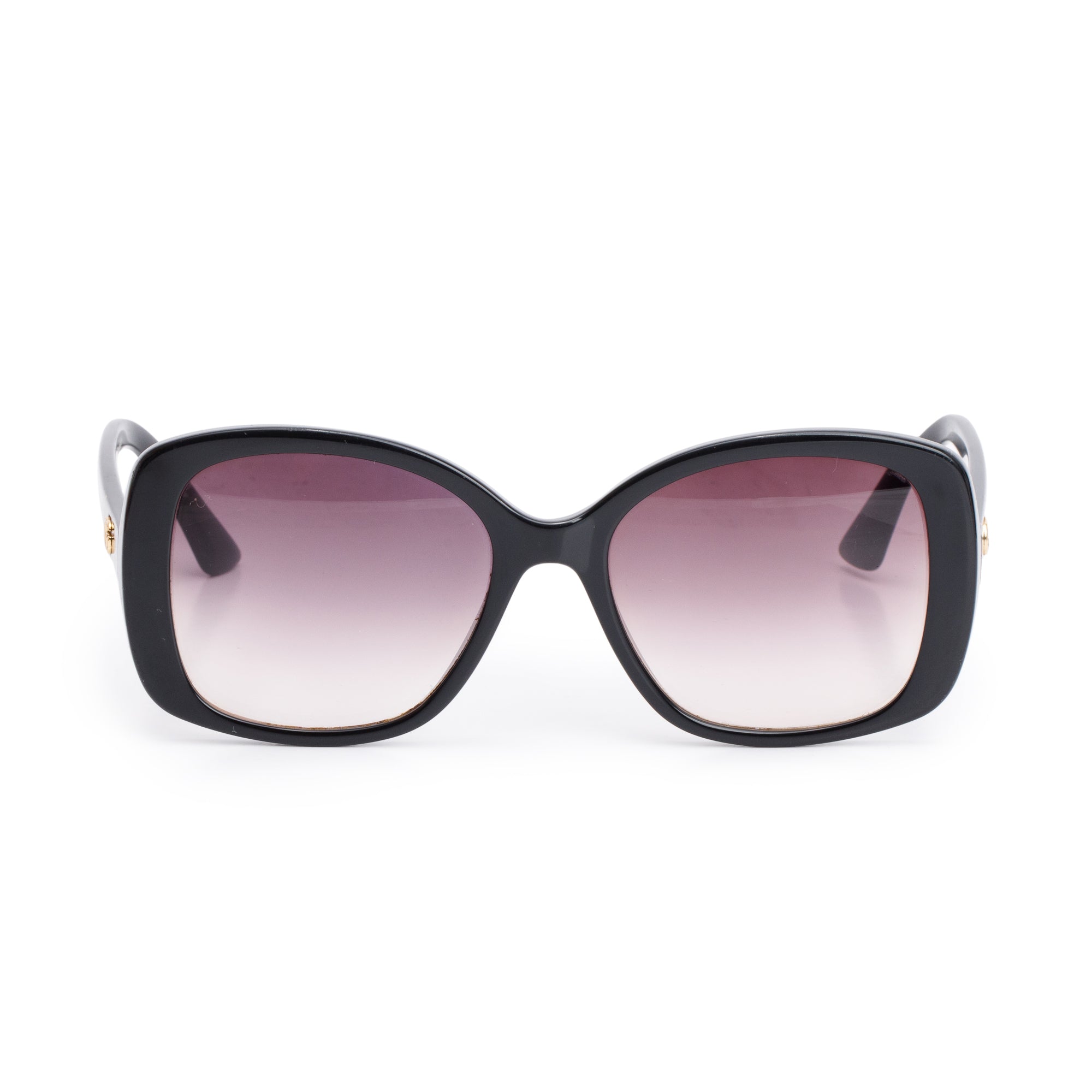 Gucci GG0762S Black Acetate GG Butterfly Sunglasses