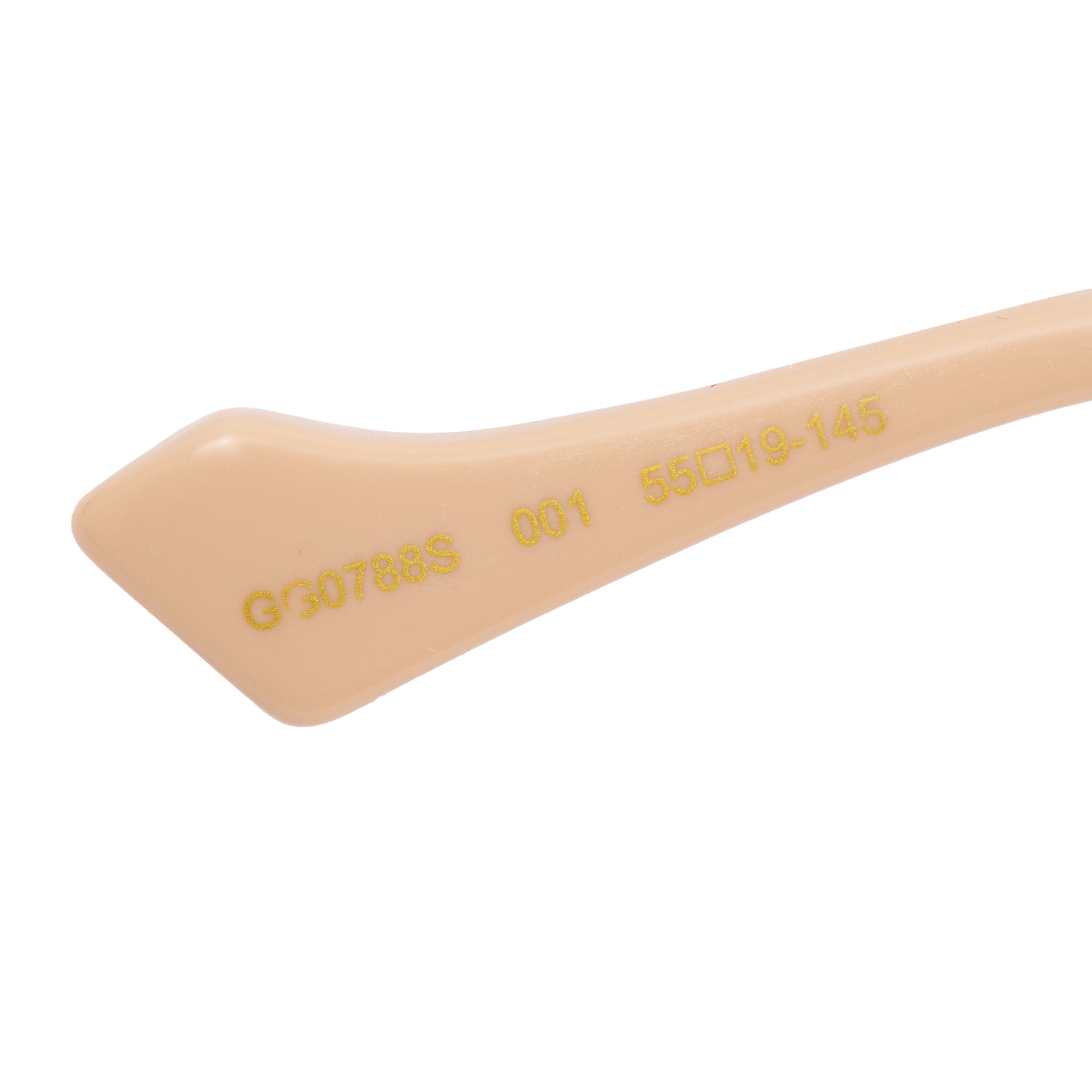 Gucci GG0788S Gold Tone Metal Frame Square Sunglasses w/ Case