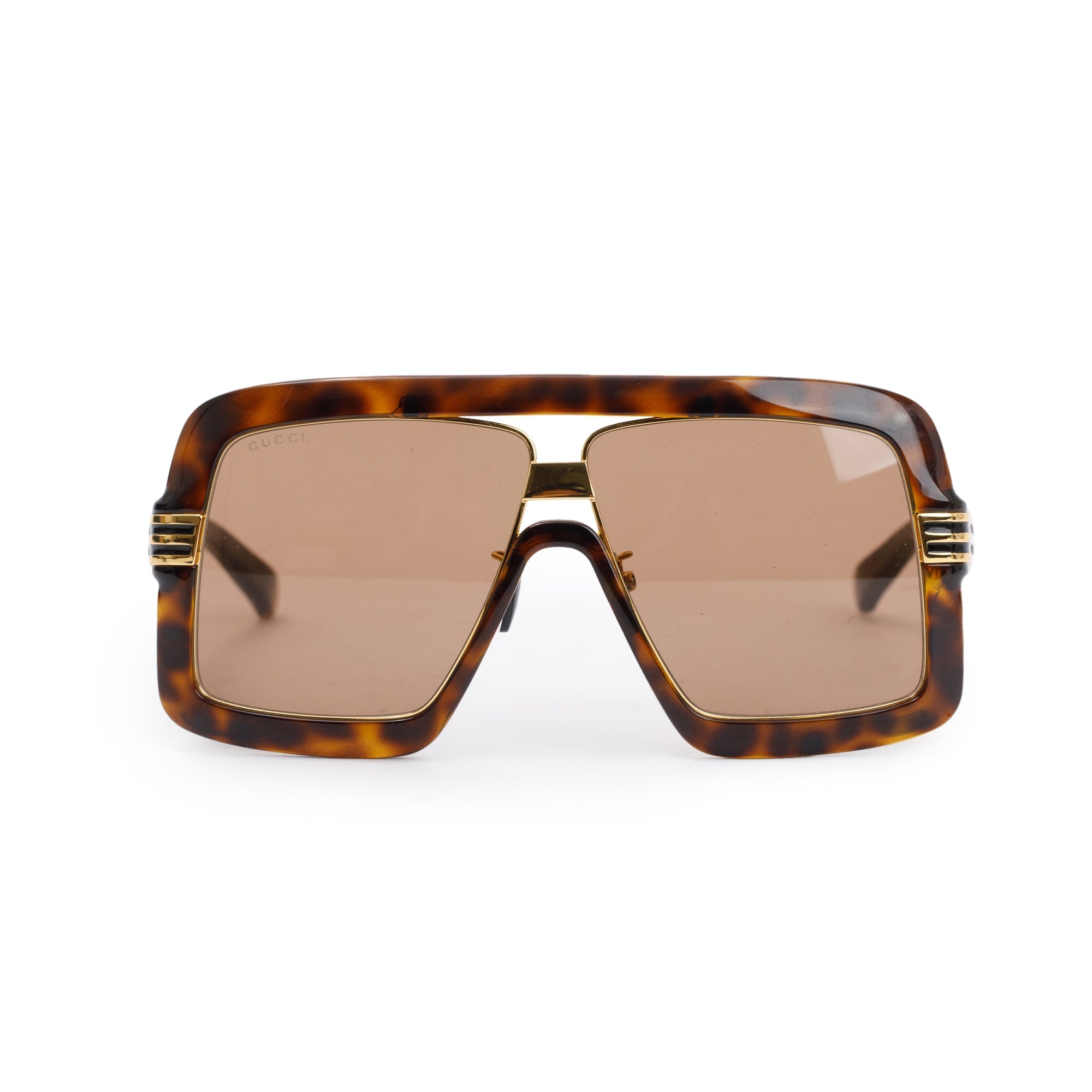 Gucci GG0900S Brown Acetate 60 Square Sunglasses w/ Case