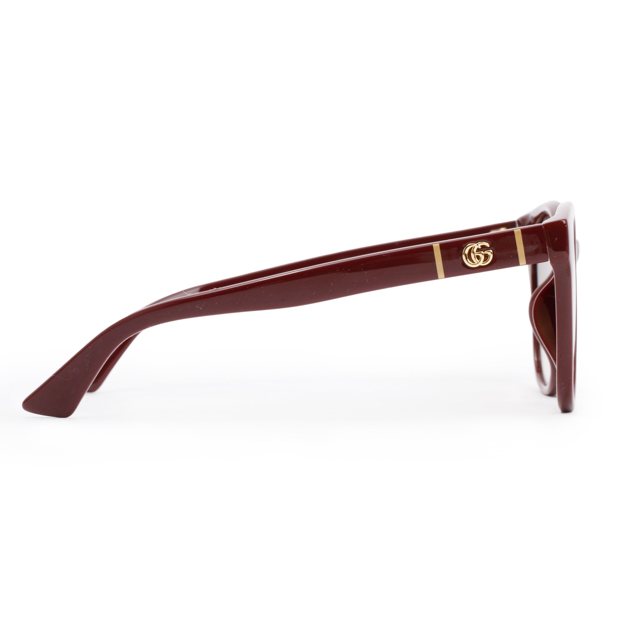Gucci GG1122SA Brown Acetate GG Round Sunglasses w/ Case