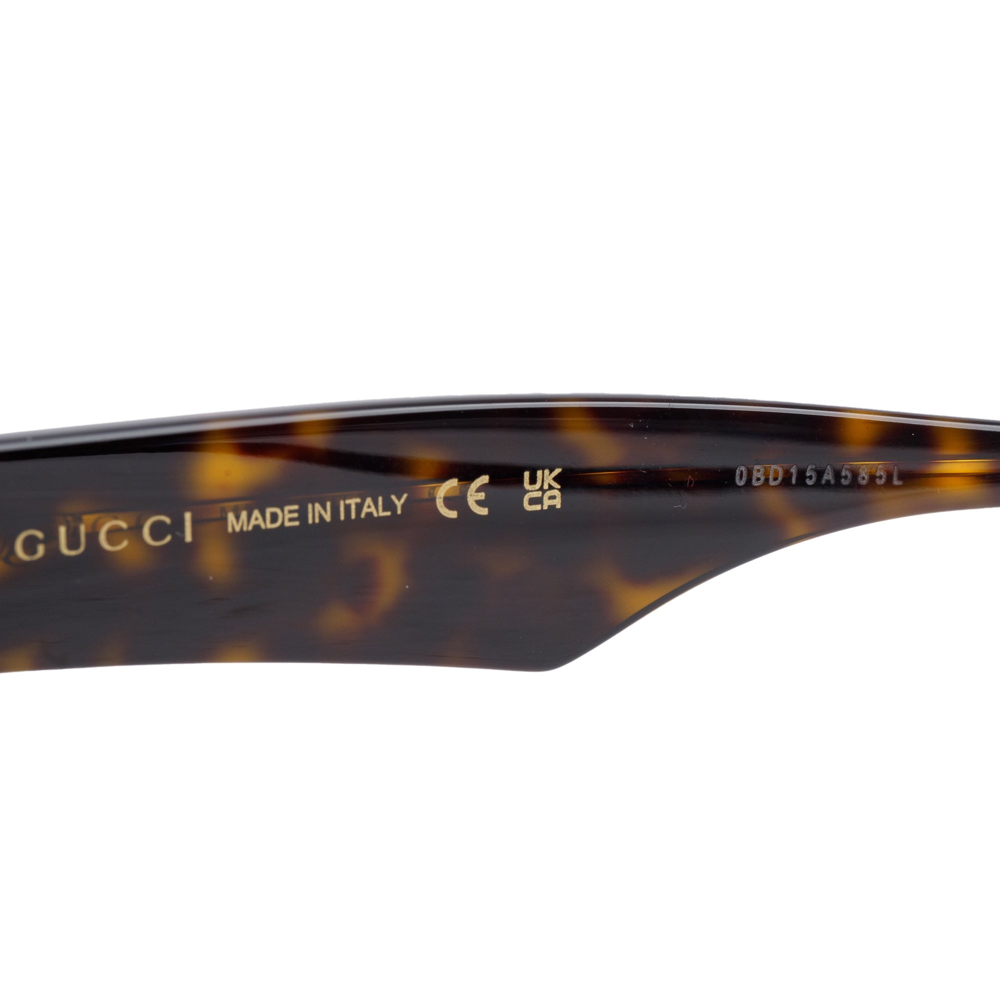 Gucci GG1427S Havana Acetate Square Sunglasses