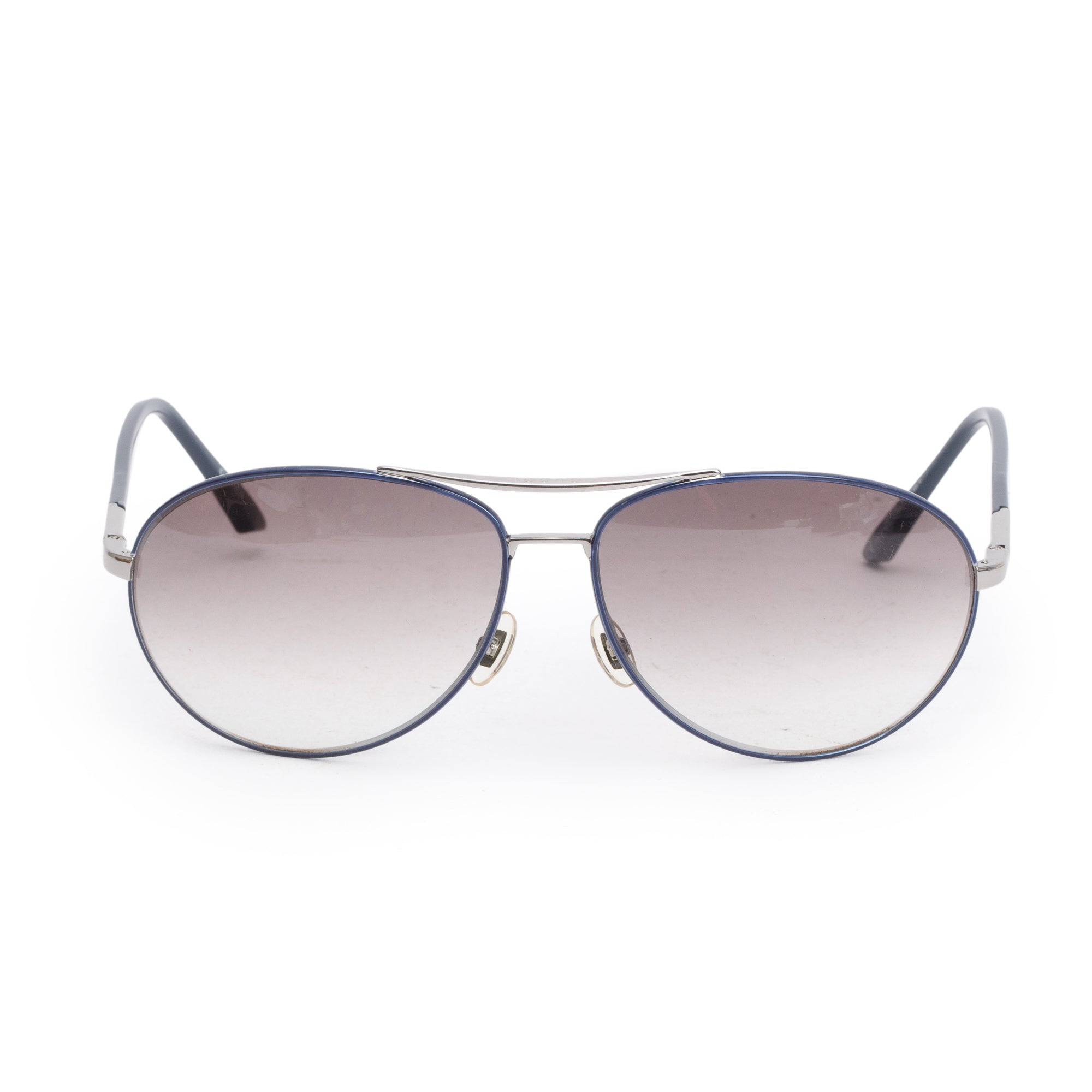 Gucci GG1889/S Navy Metal Frame Aviator Sunglasses w/ Box & Case