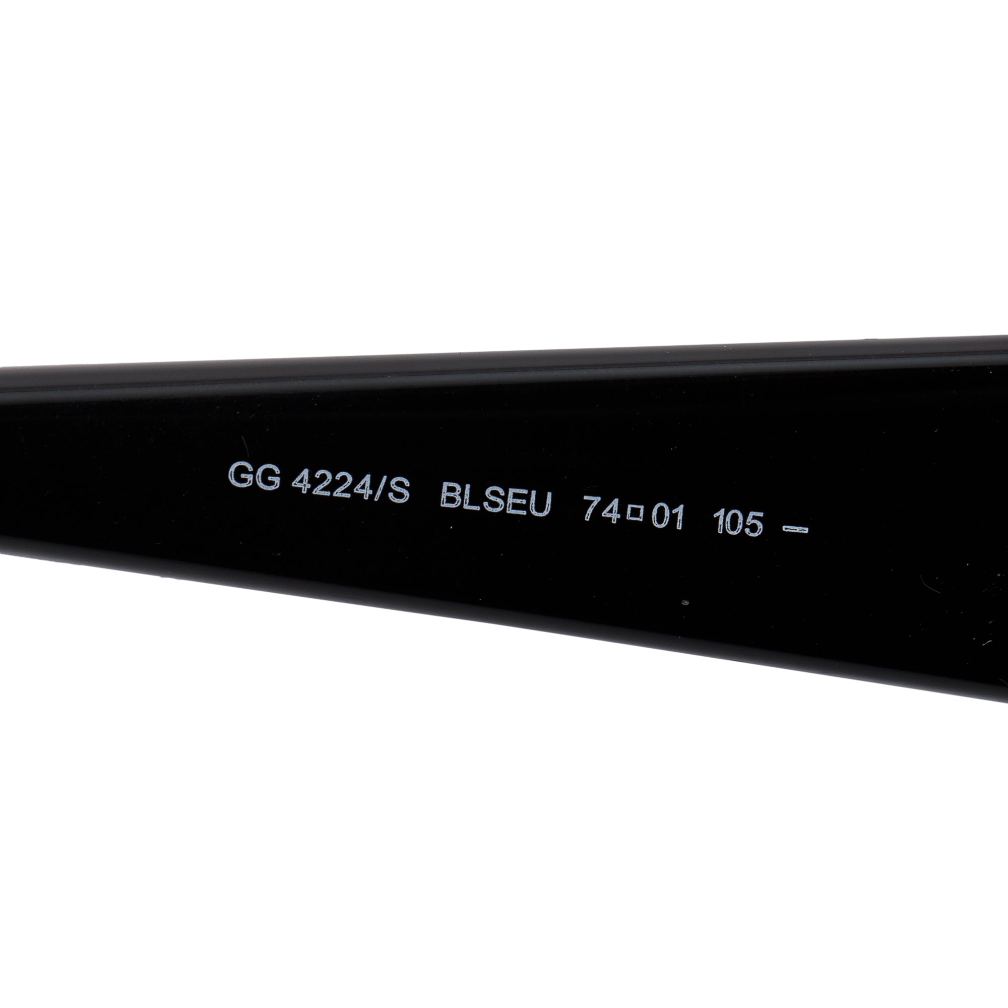 Gucci GG4224/S Crystal GG Shield Sunglasses w/ Box & Case