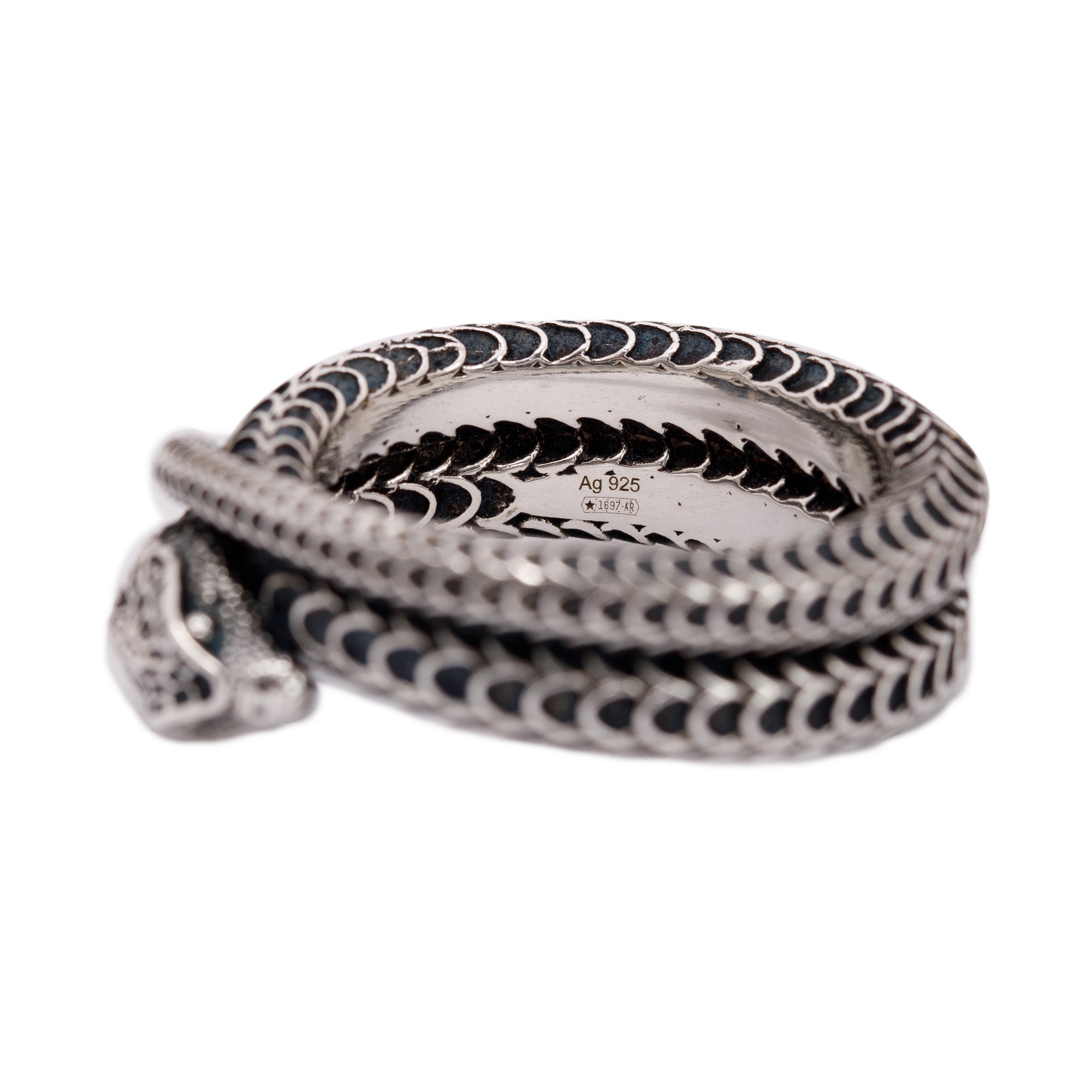 Gucci Garden Silver Snake Ring