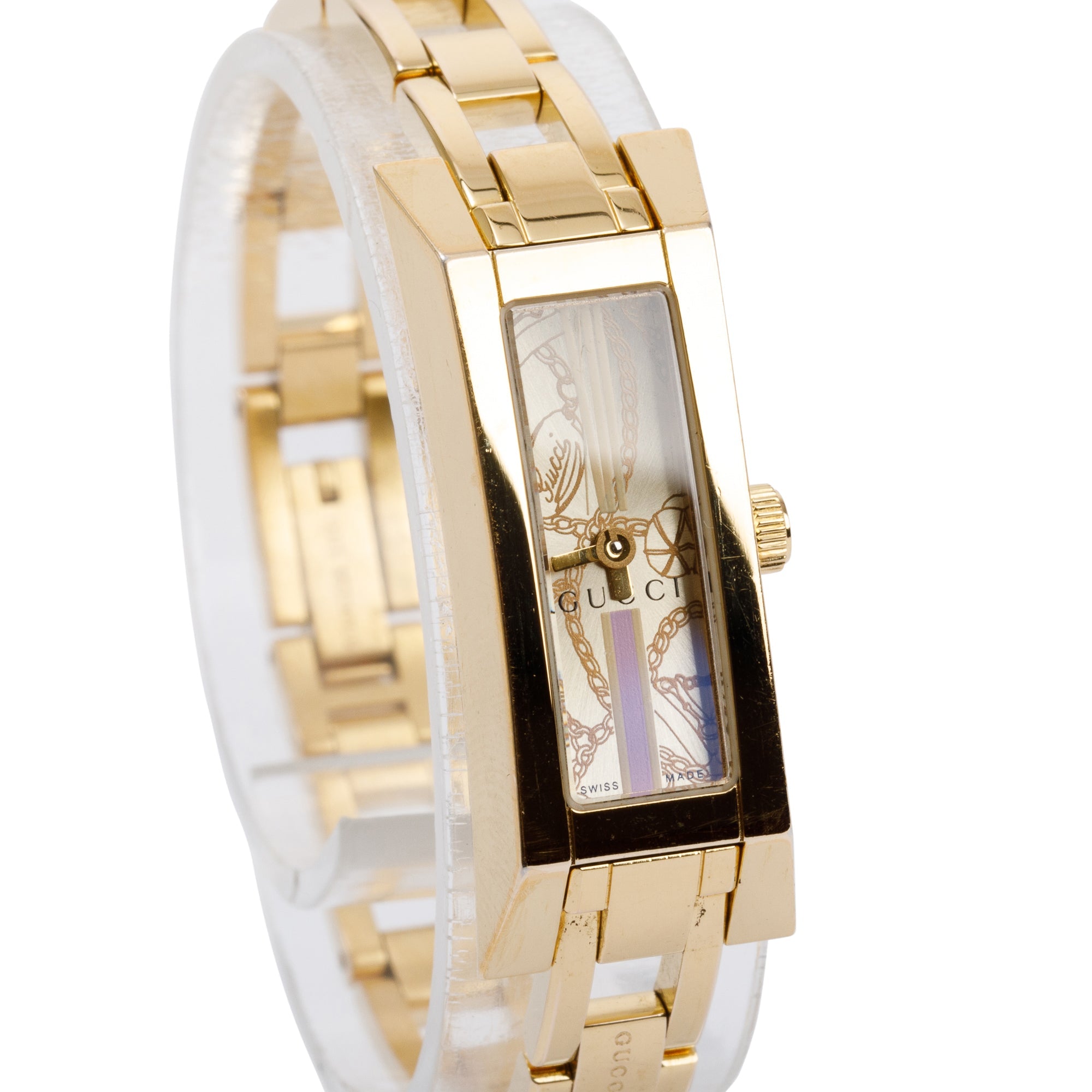 Gucci Gold Plated Stainless Steel 110 Series Watch