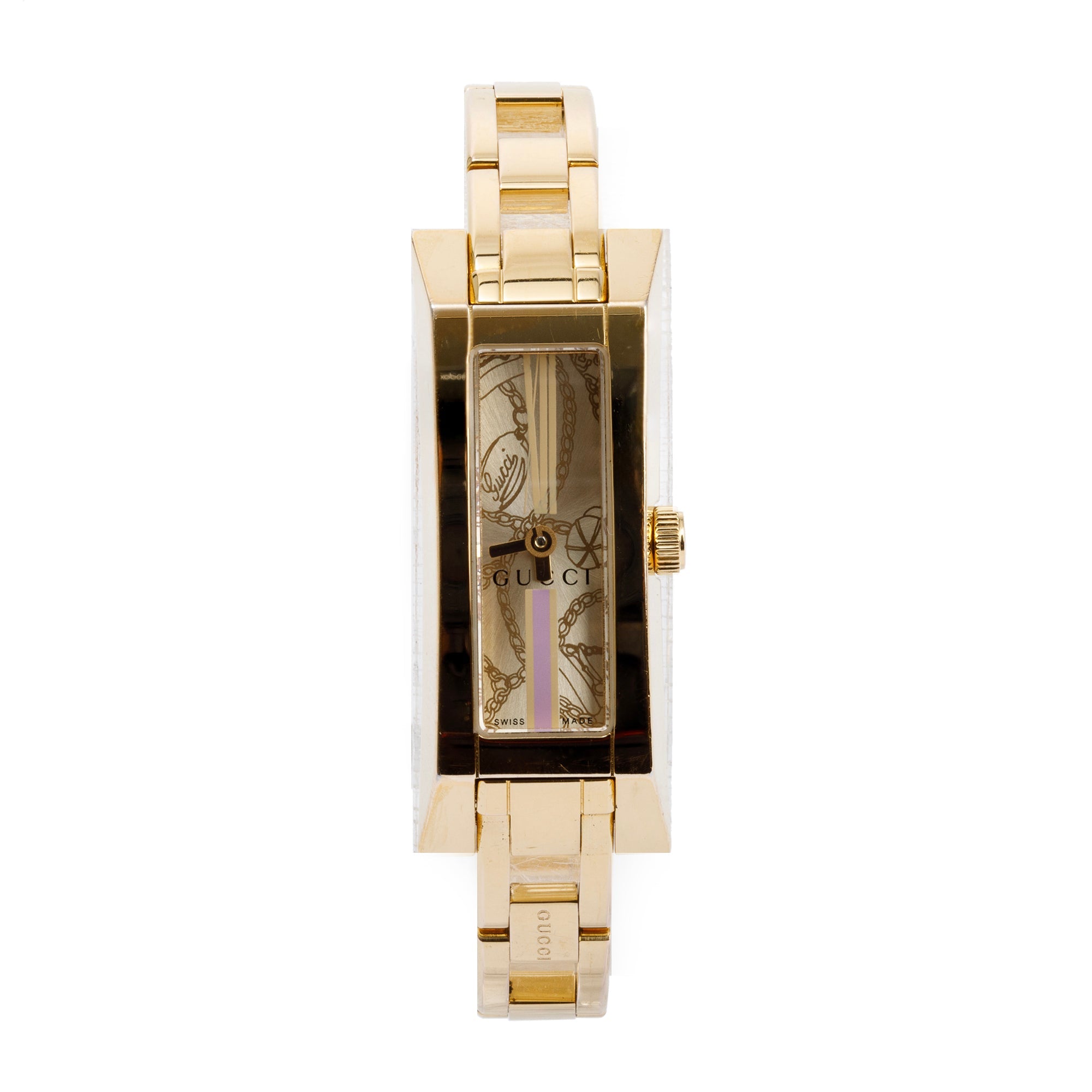 Gucci Gold Plated Stainless Steel 110 Series Watch