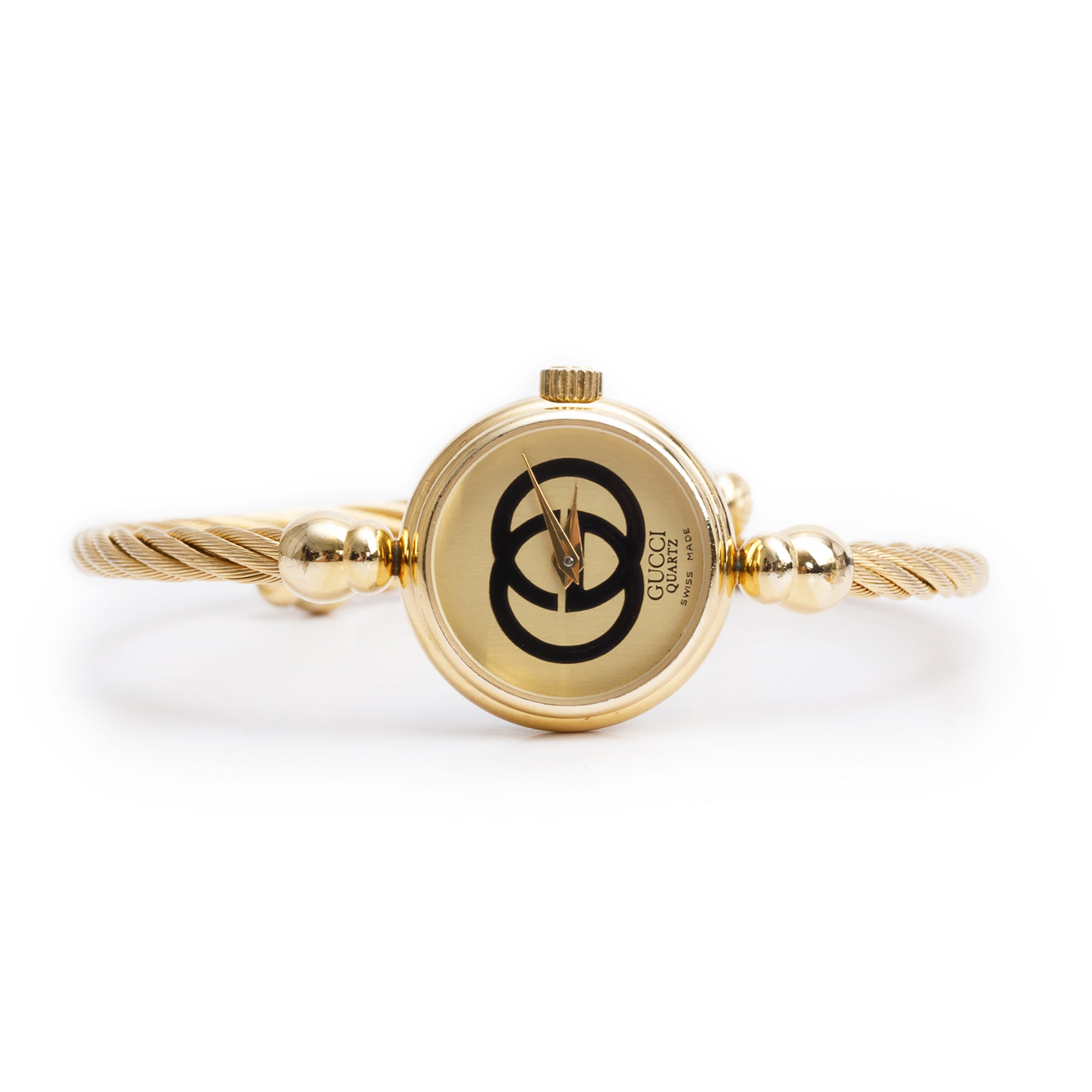 Gucci Gold-Plated Stainless Steel 2047 Series 20 MM Watch