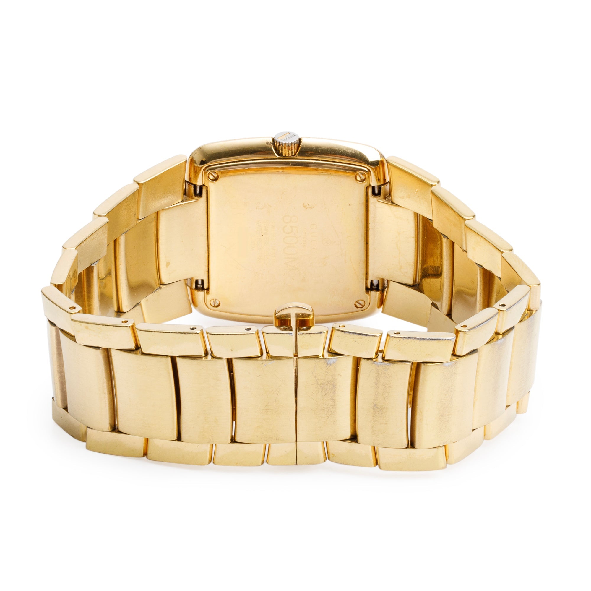 Gucci Gold-Plated Stainless Steel 8500 Series 34 MM Watch w/ Box