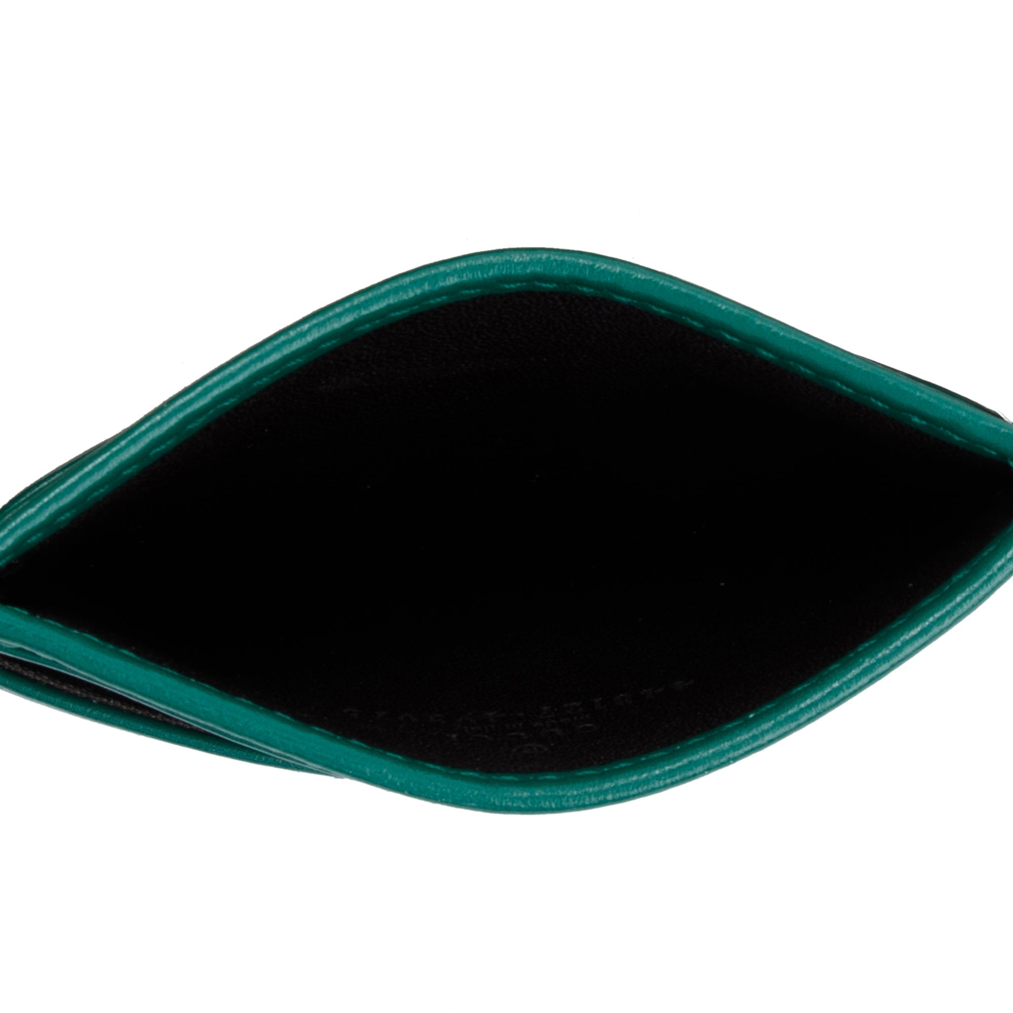 Gucci Green Calfskin Leather GG Marmont Card Holder w/ Box