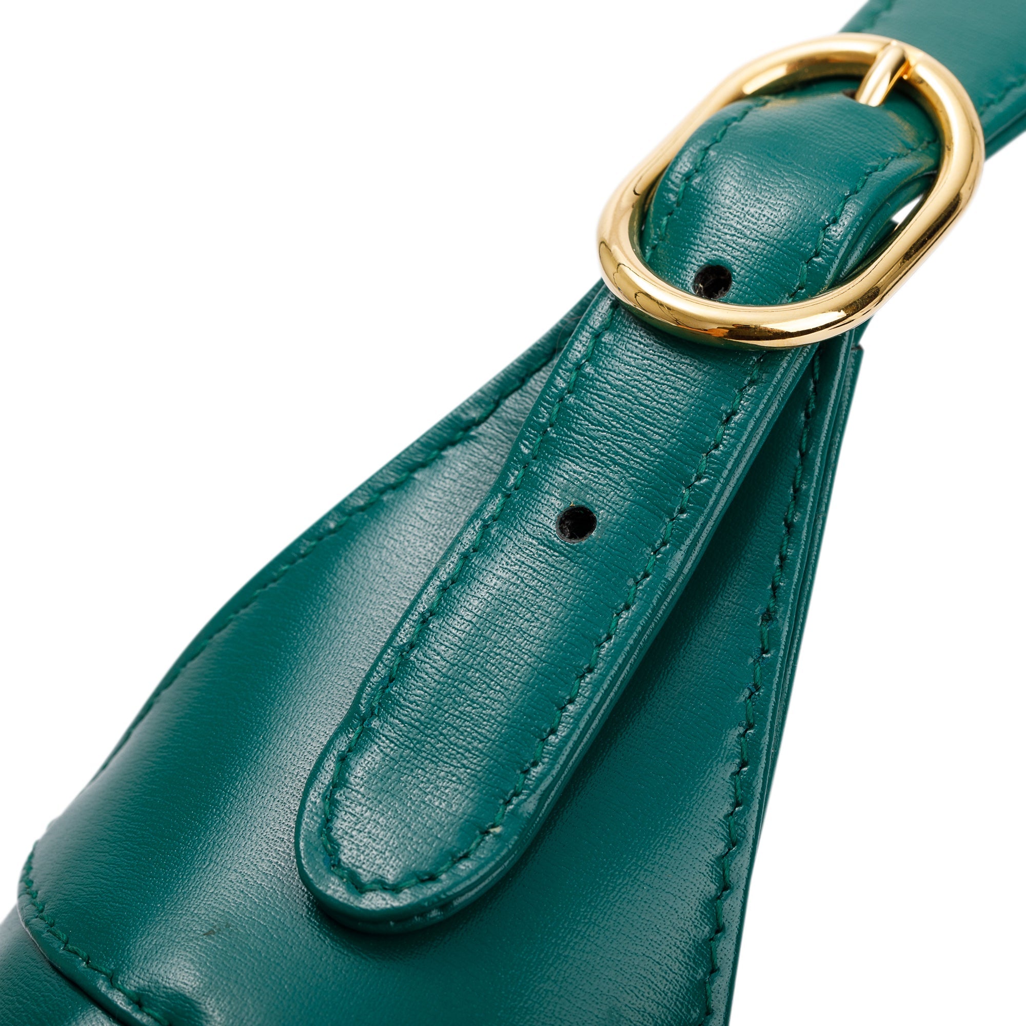 Gucci Green Leather Jackie 1961 Small Shoulder Bag w/ Box