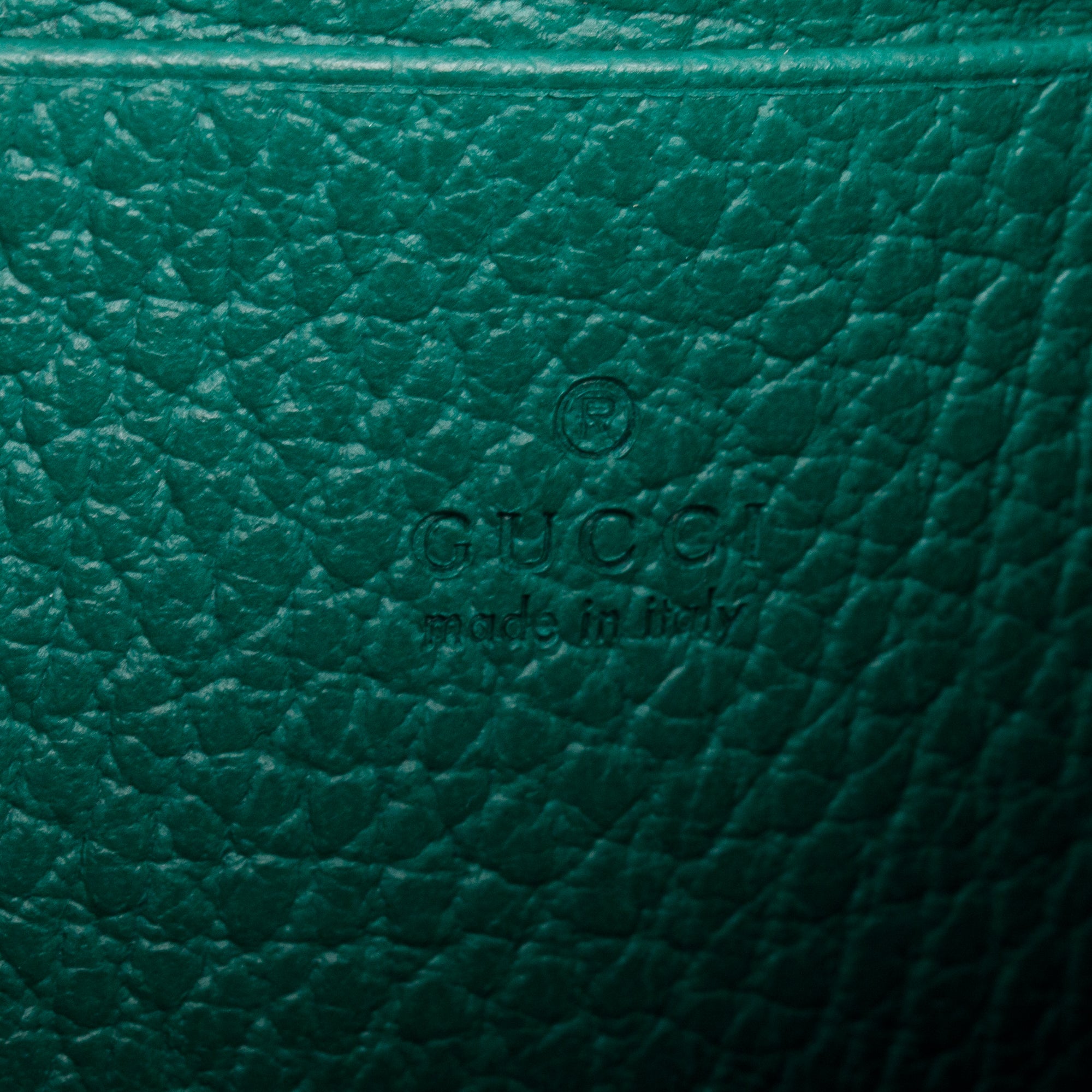 Gucci Green Leather Mini Dionysus Wallet on Chain