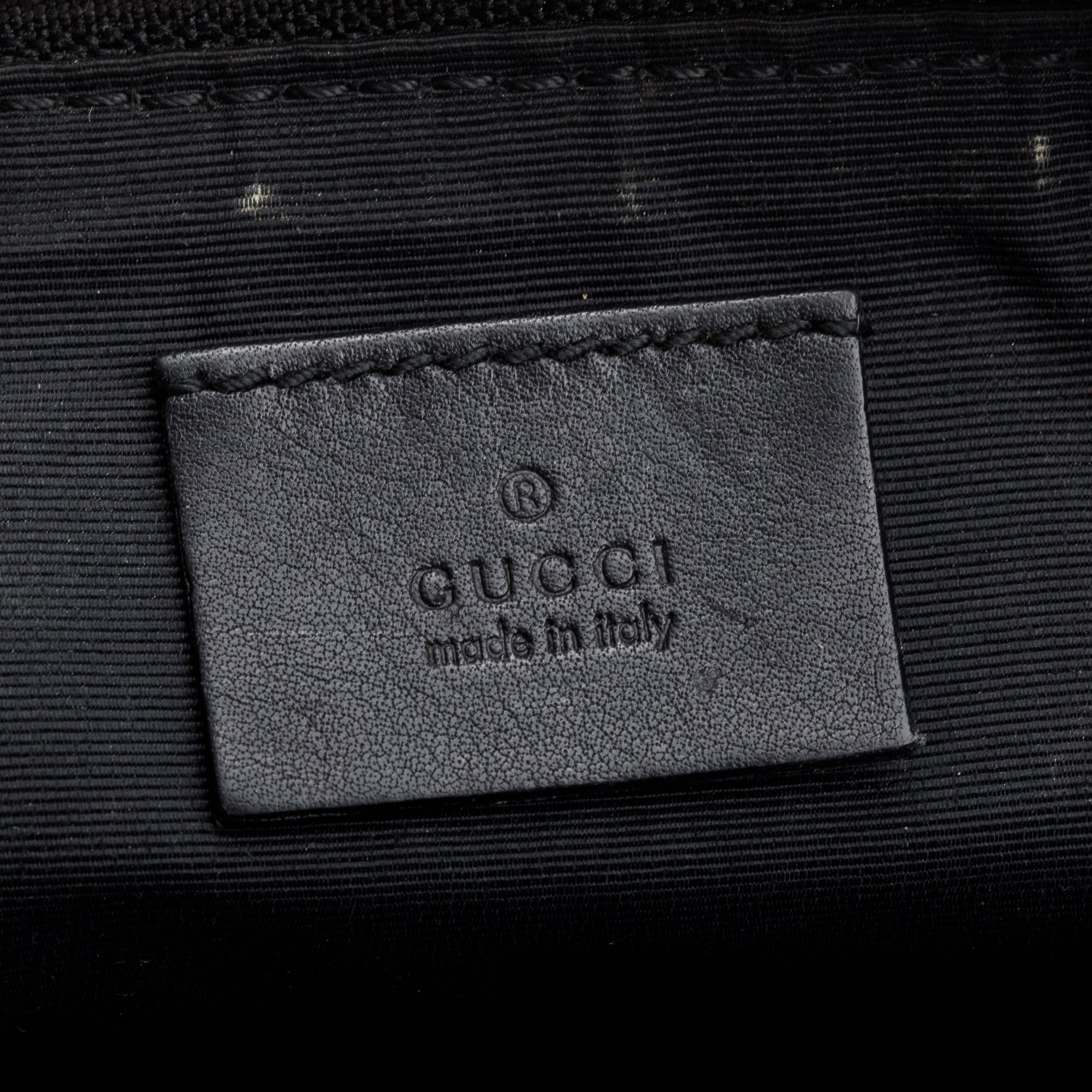 Gucci Grey GG Canvas Boat Pochette