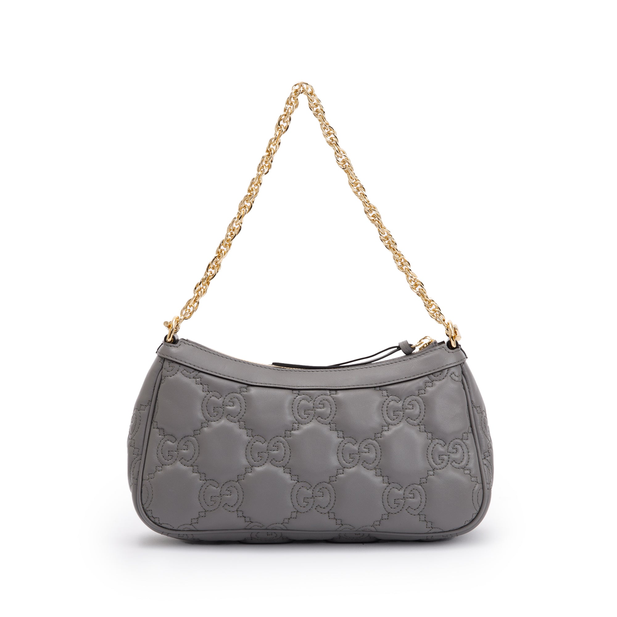 Gucci Grey GG Matelasse Handbag