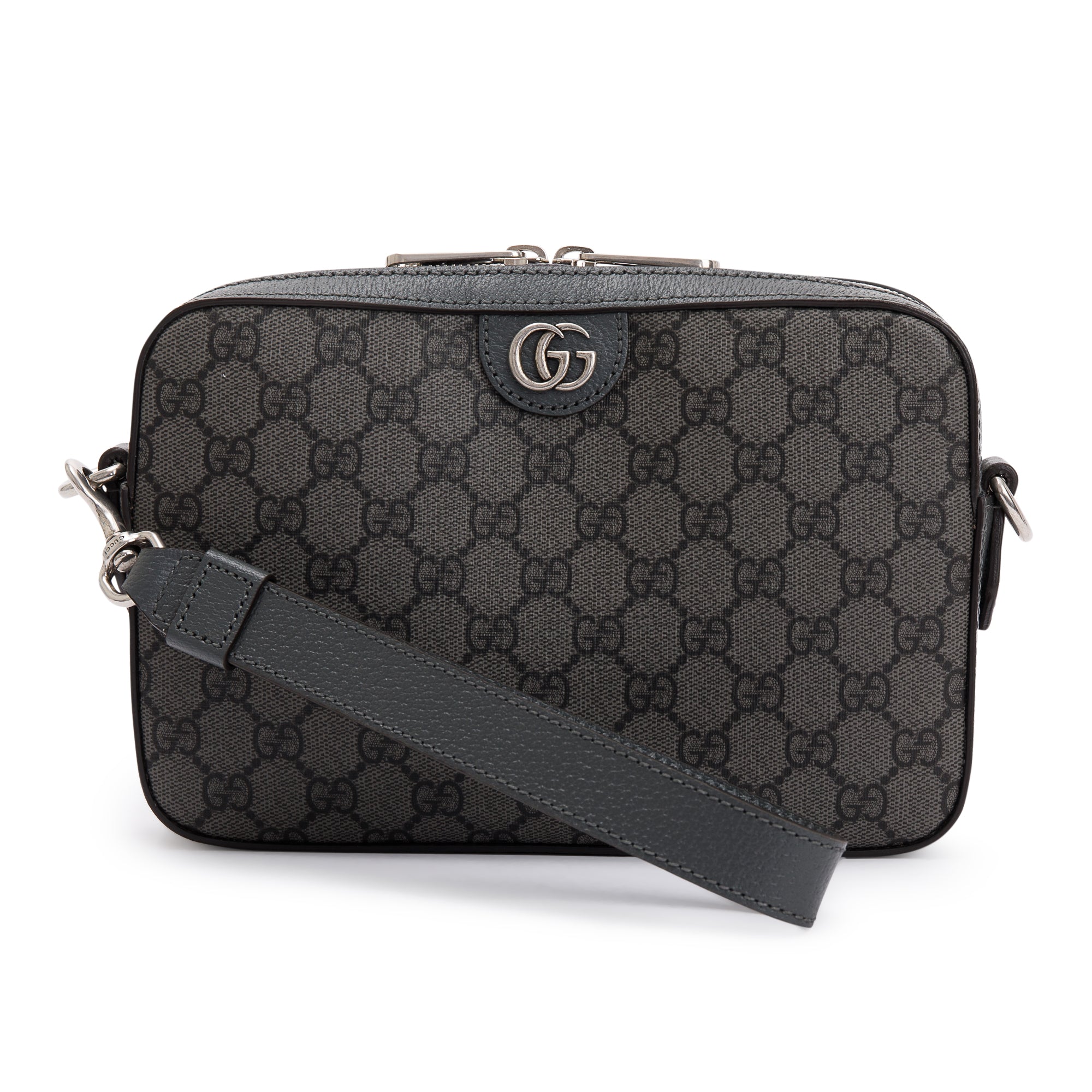 Gucci Grey Ophidia GG Supreme Shoulder Bag