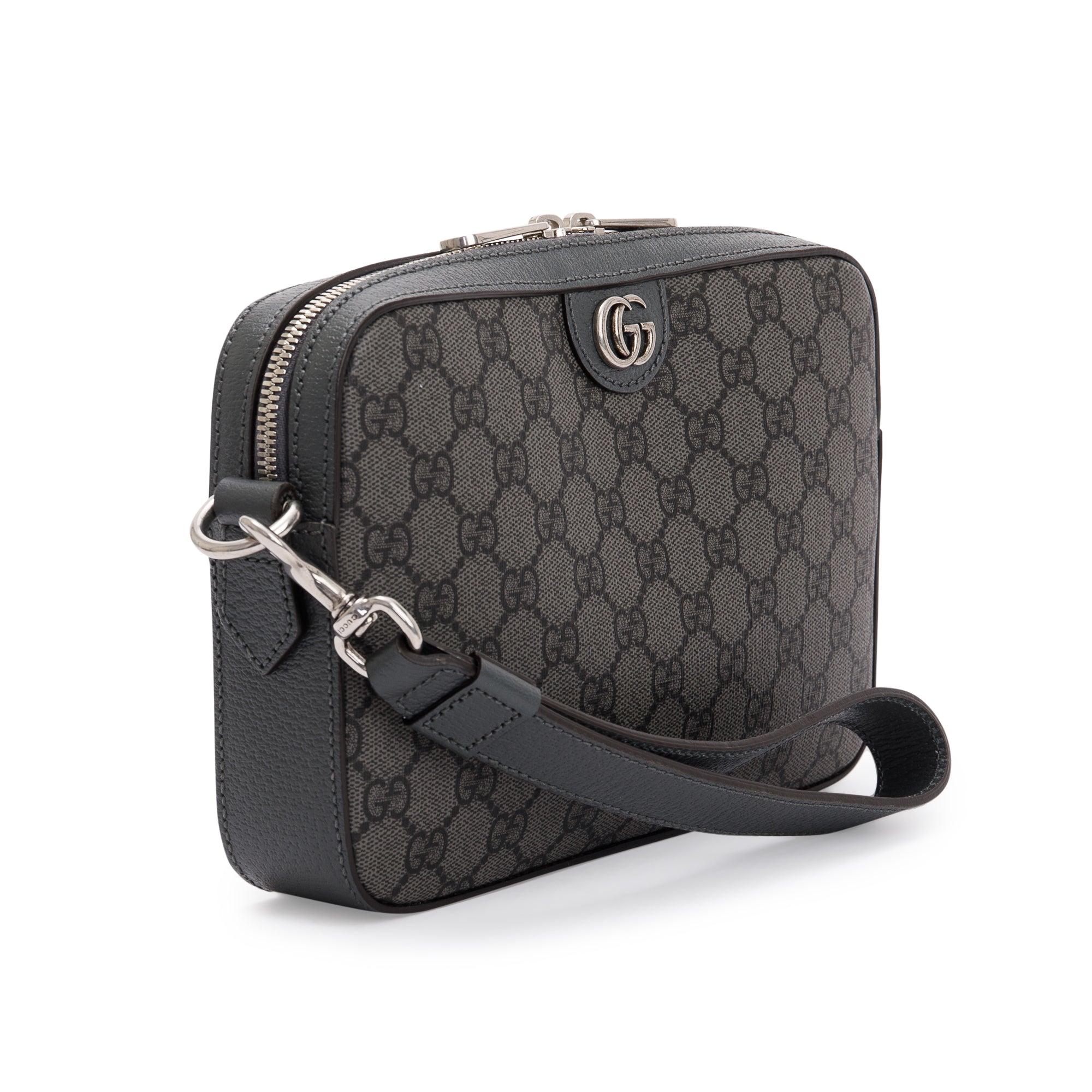 Gucci Grey Ophidia GG Supreme Shoulder Bag