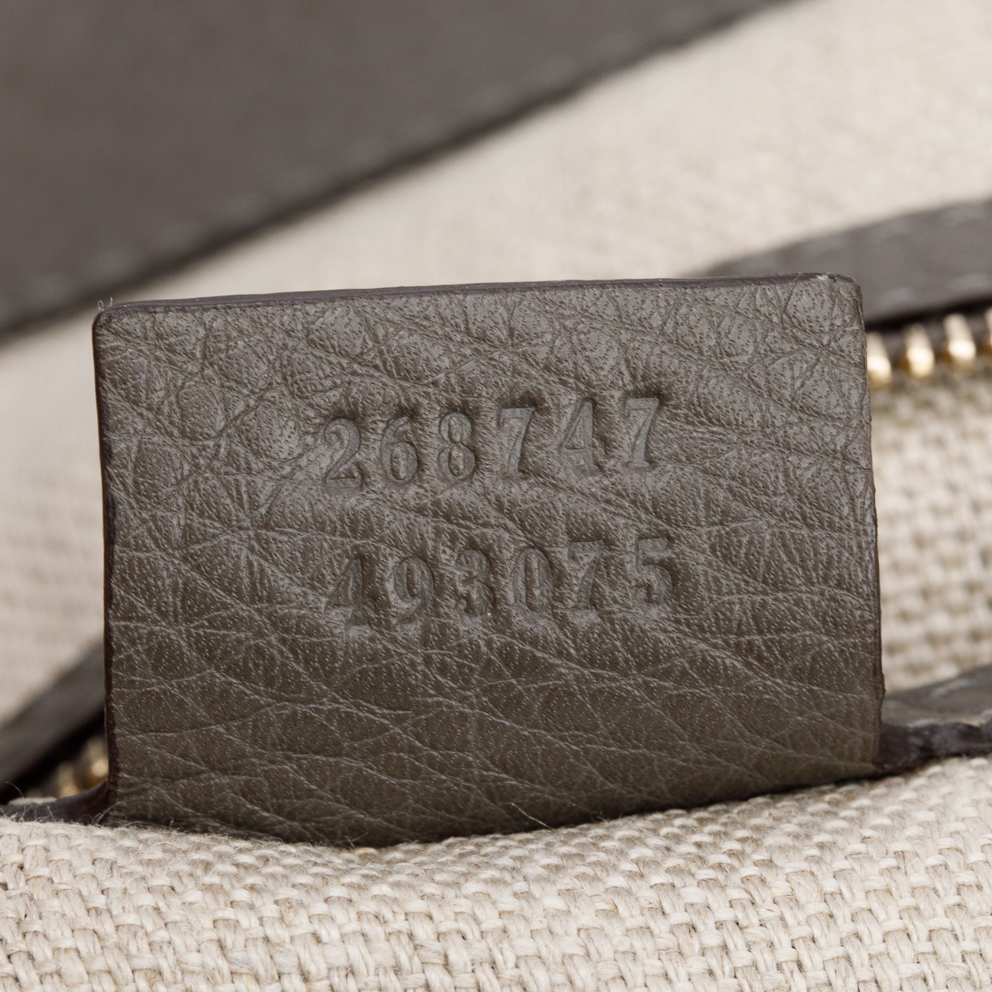 Gucci Grey Python Trim Calf Leather Soft Stirrup Shoulder Bag