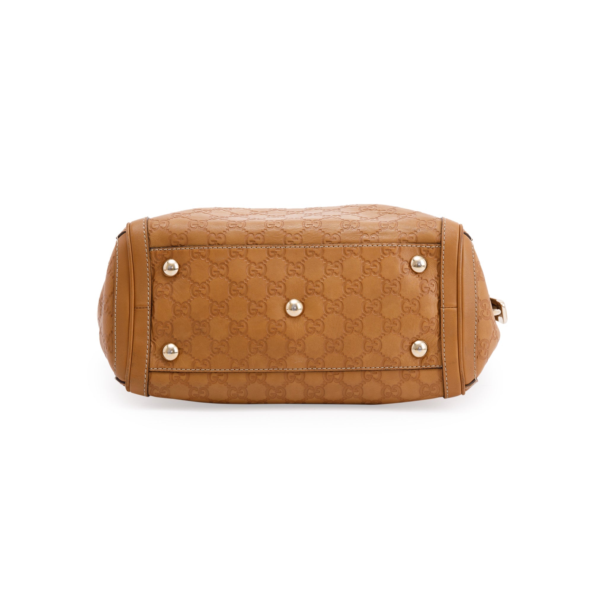 Gucci Guccissima Medium Charm Top Handle Bag w/ Strap