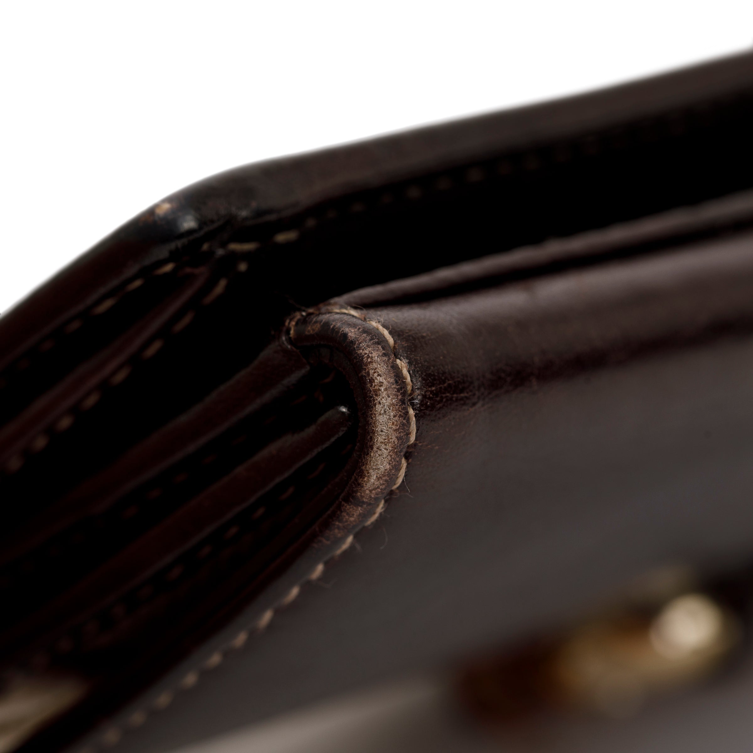 Gucci Horsebit Canvas Bamboo D Ring Continental Wallet