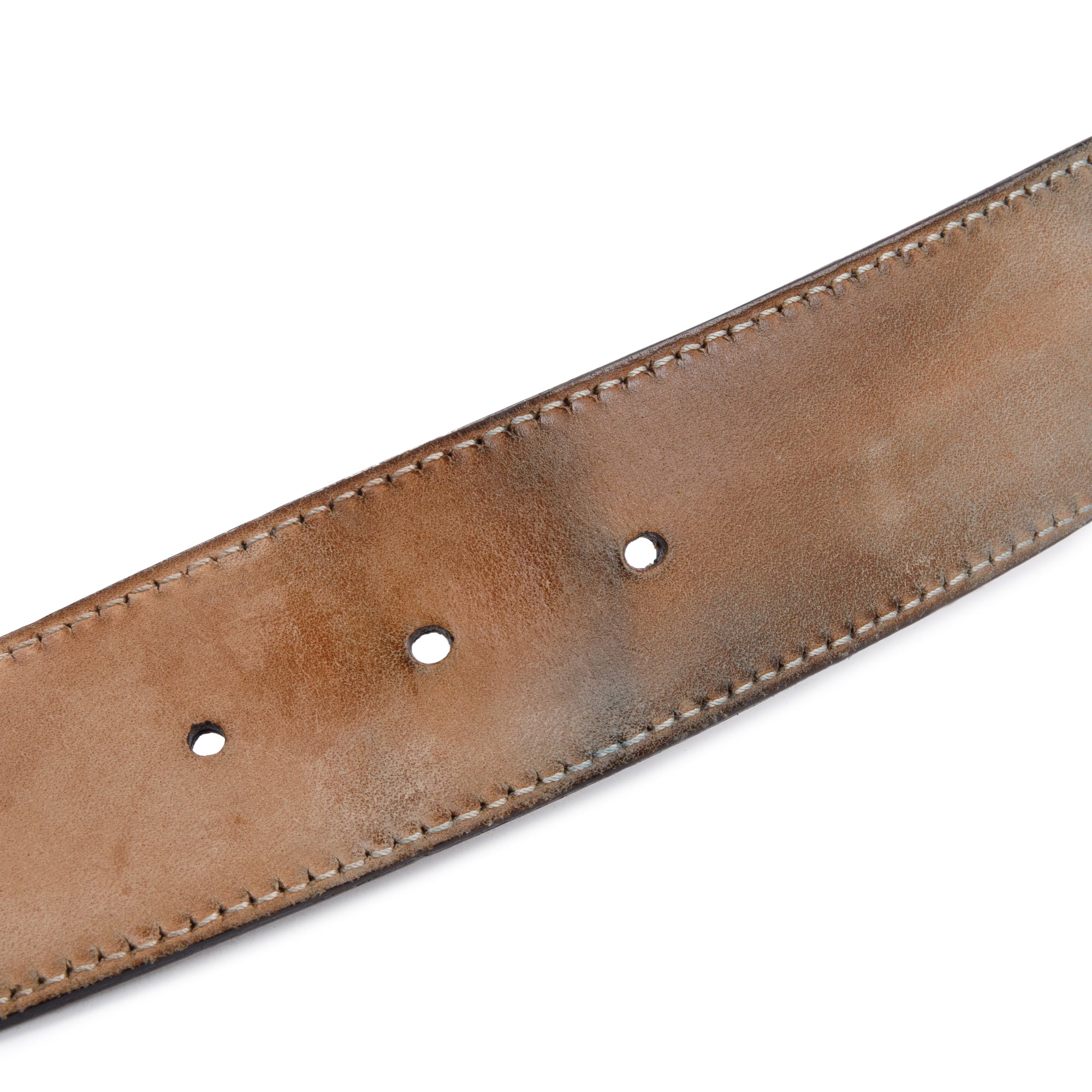 Gucci Hysteria Crest Buckle Black Leather Belt 90 36