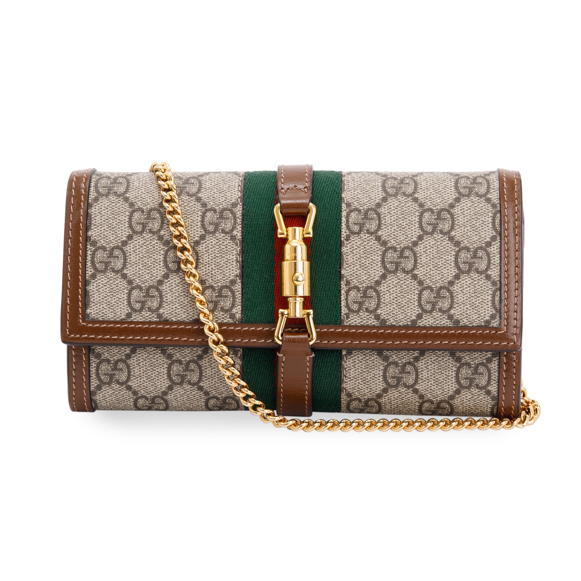 Gucci Jackie 1961 Chain Wallet w/ Box