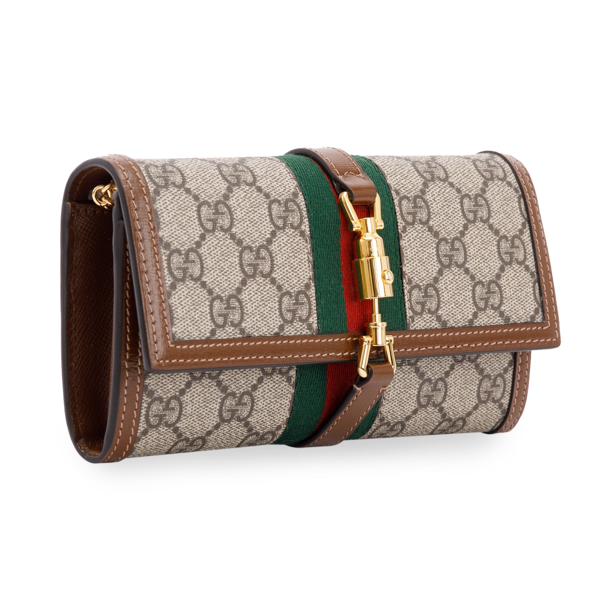 Gucci Jackie 1961 Chain Wallet w/ Box