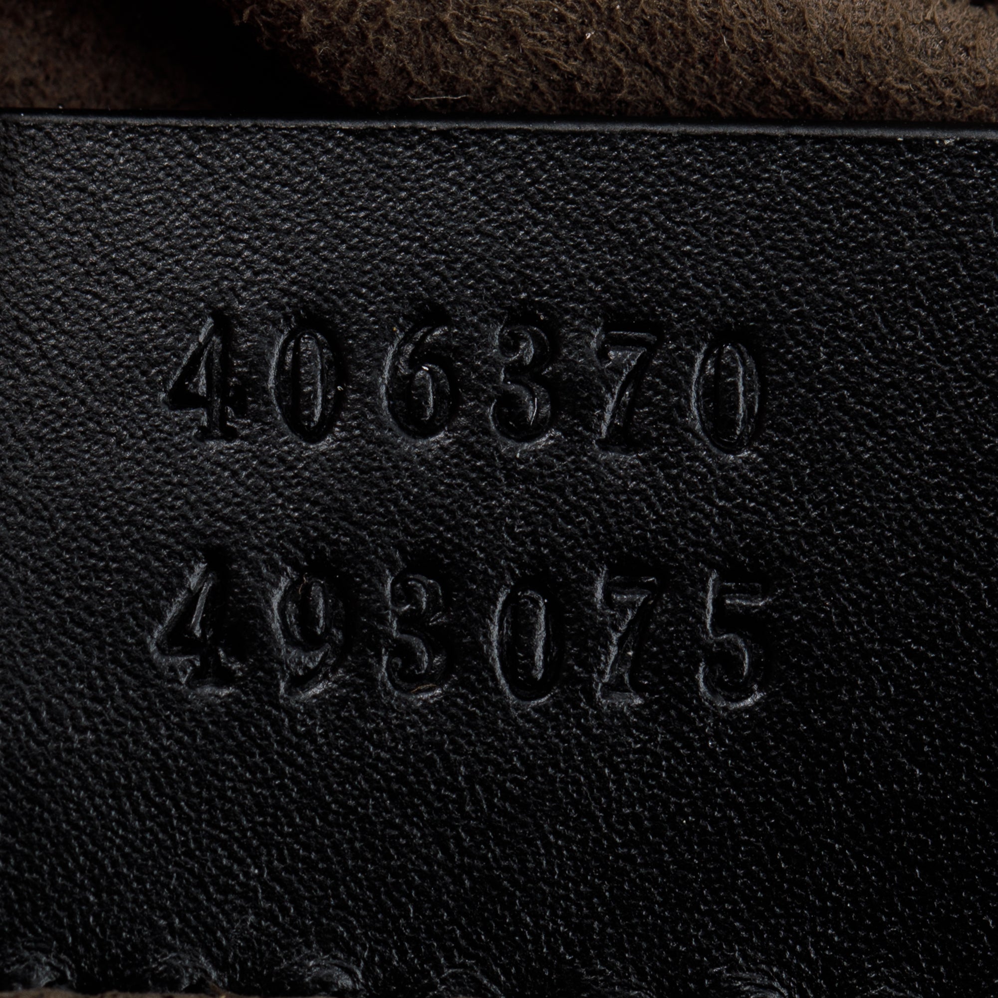 Gucci Large Black GG Signature Leather Backpack