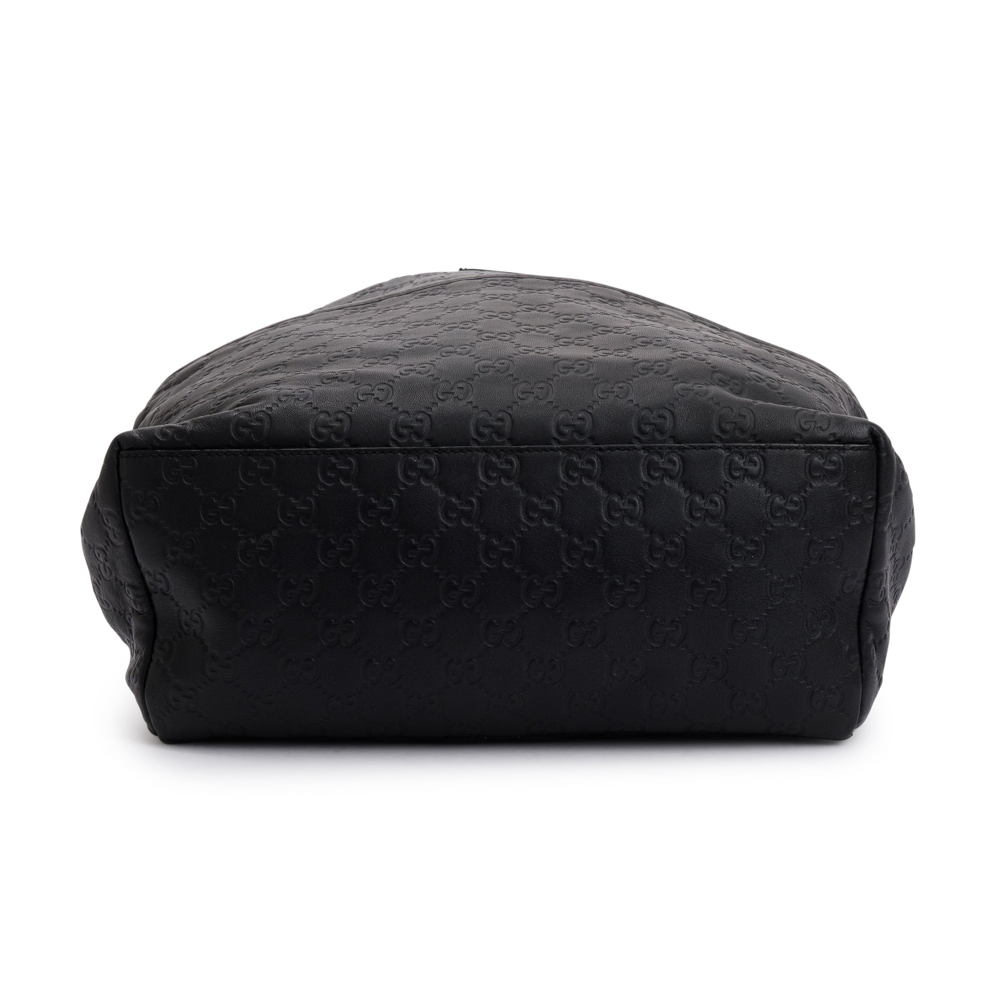 Gucci Large GG BlackSignature Leather Backpack