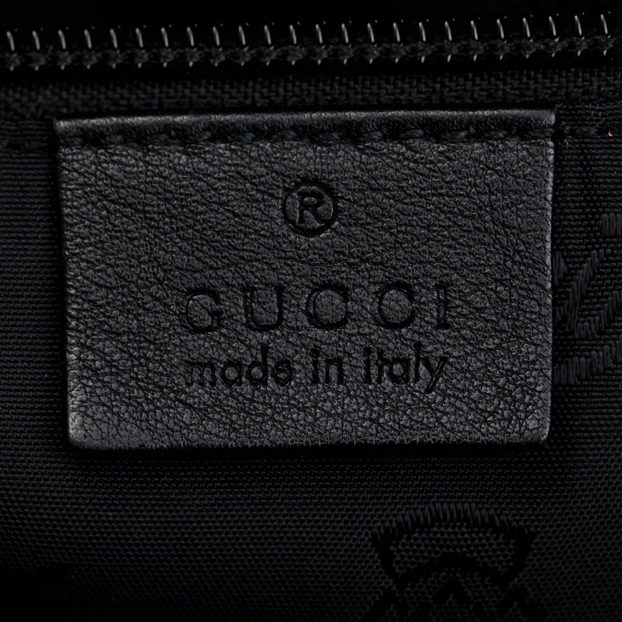 Gucci Large GG BlackSignature Leather Backpack