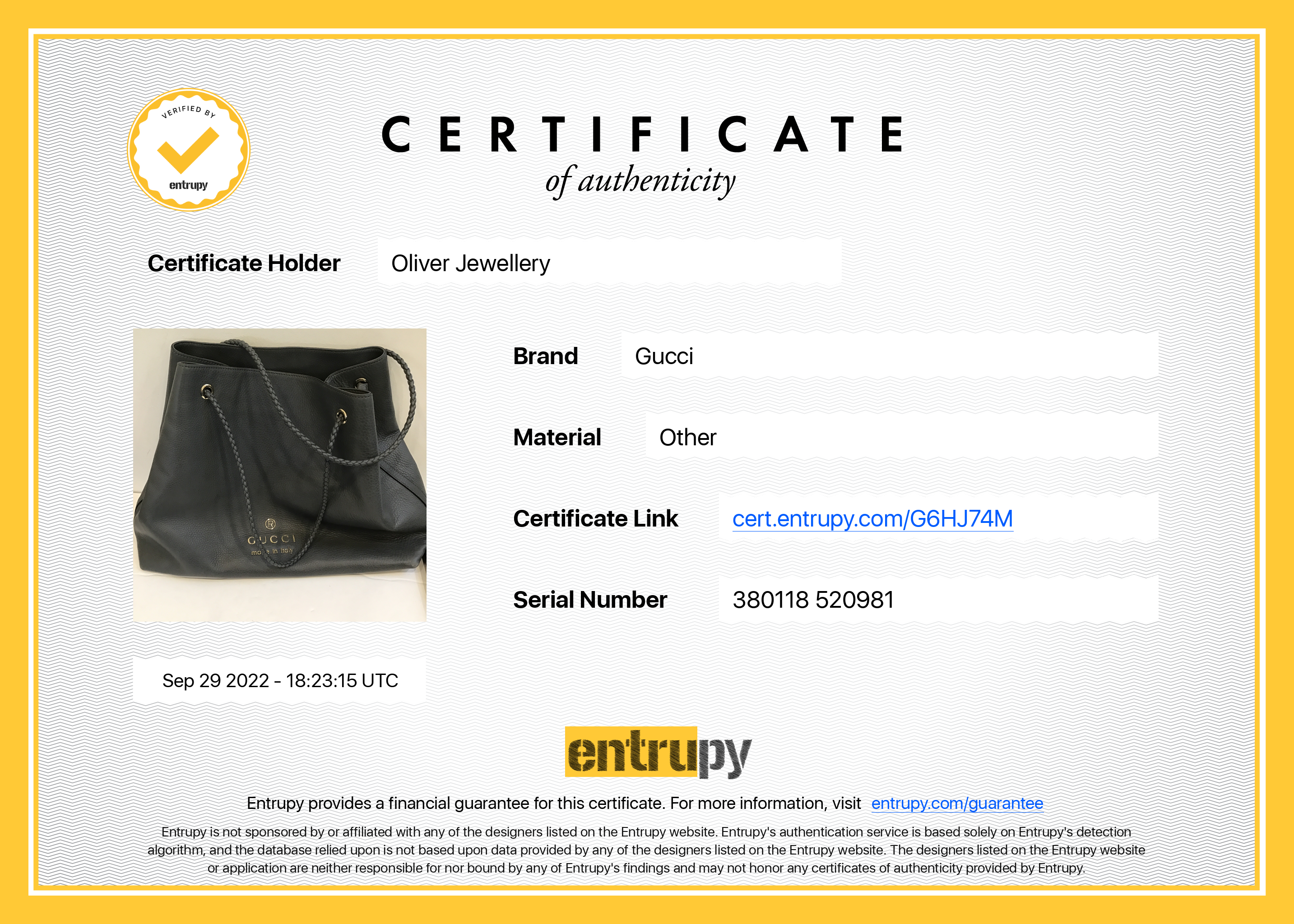 Gucci Large Leather Gifford Braided Tote