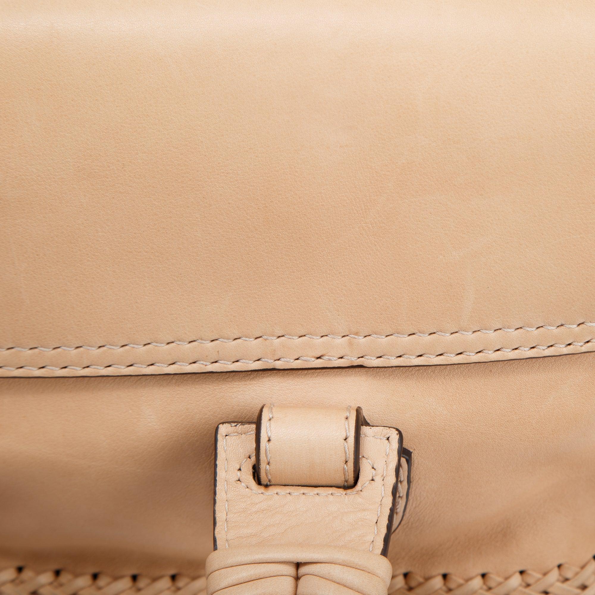 Gucci Leather Handmade Top Handle Bag