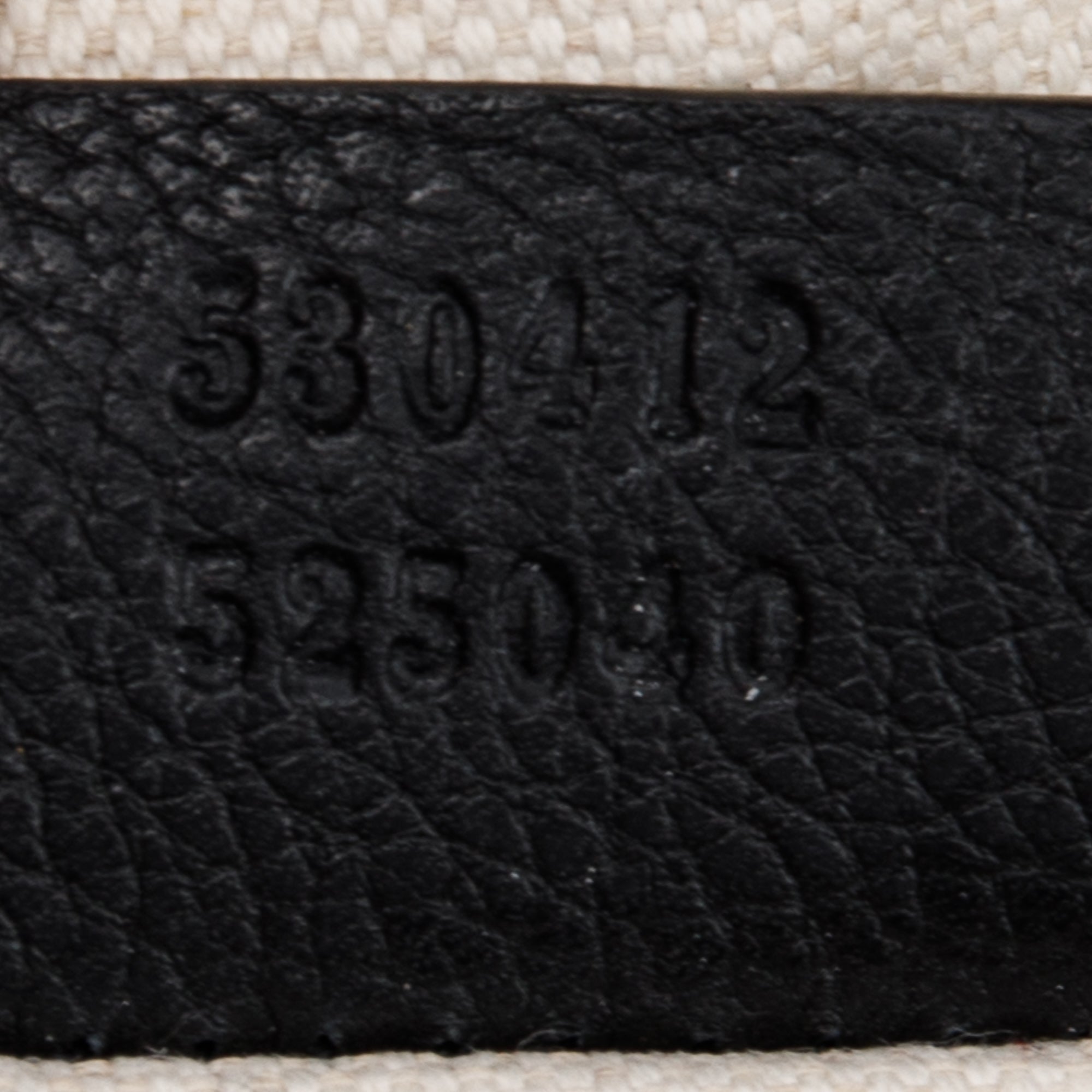 Gucci Logo Print Leather Large Belt Bag