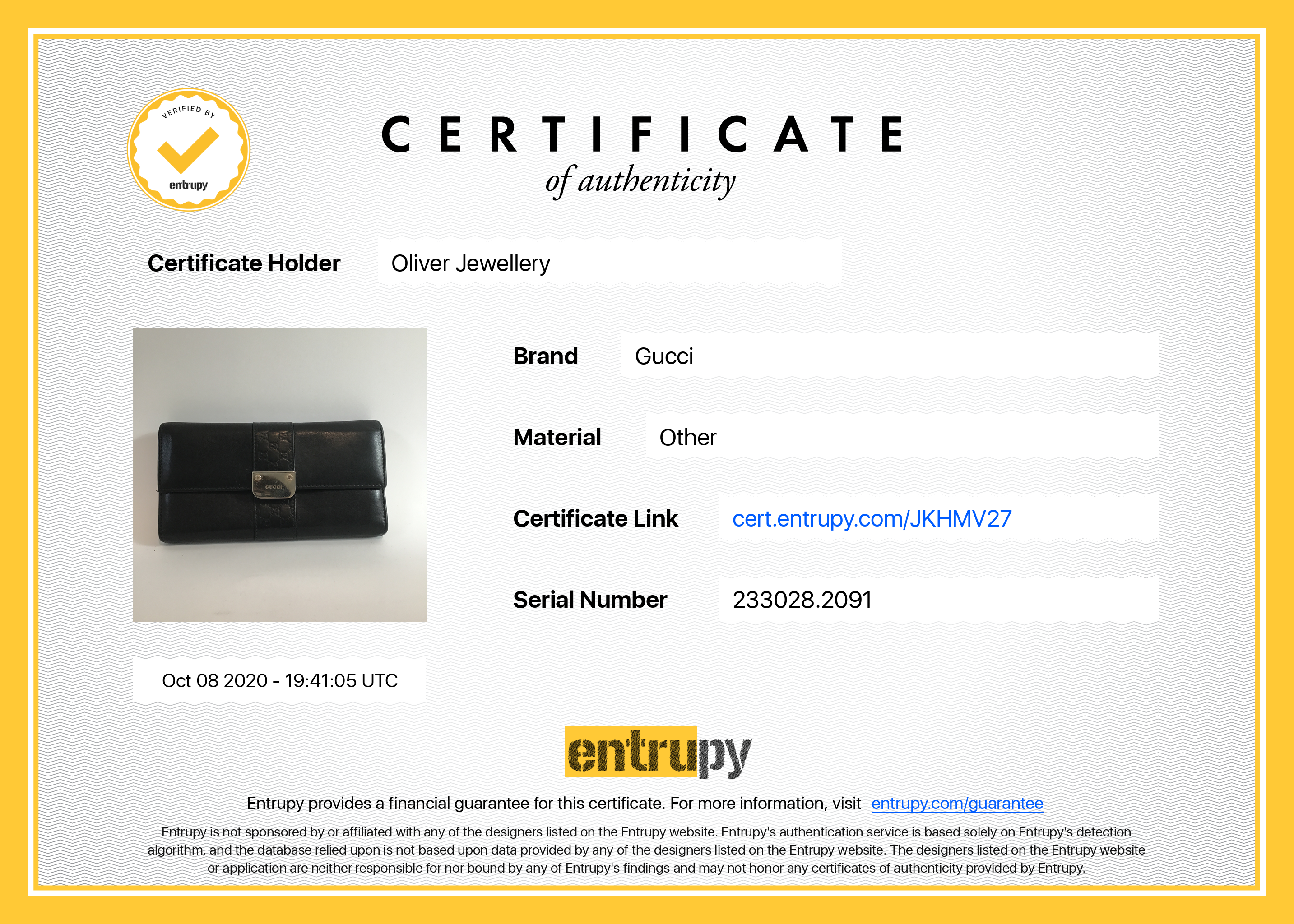 Gucci Margaux Continental Wallet