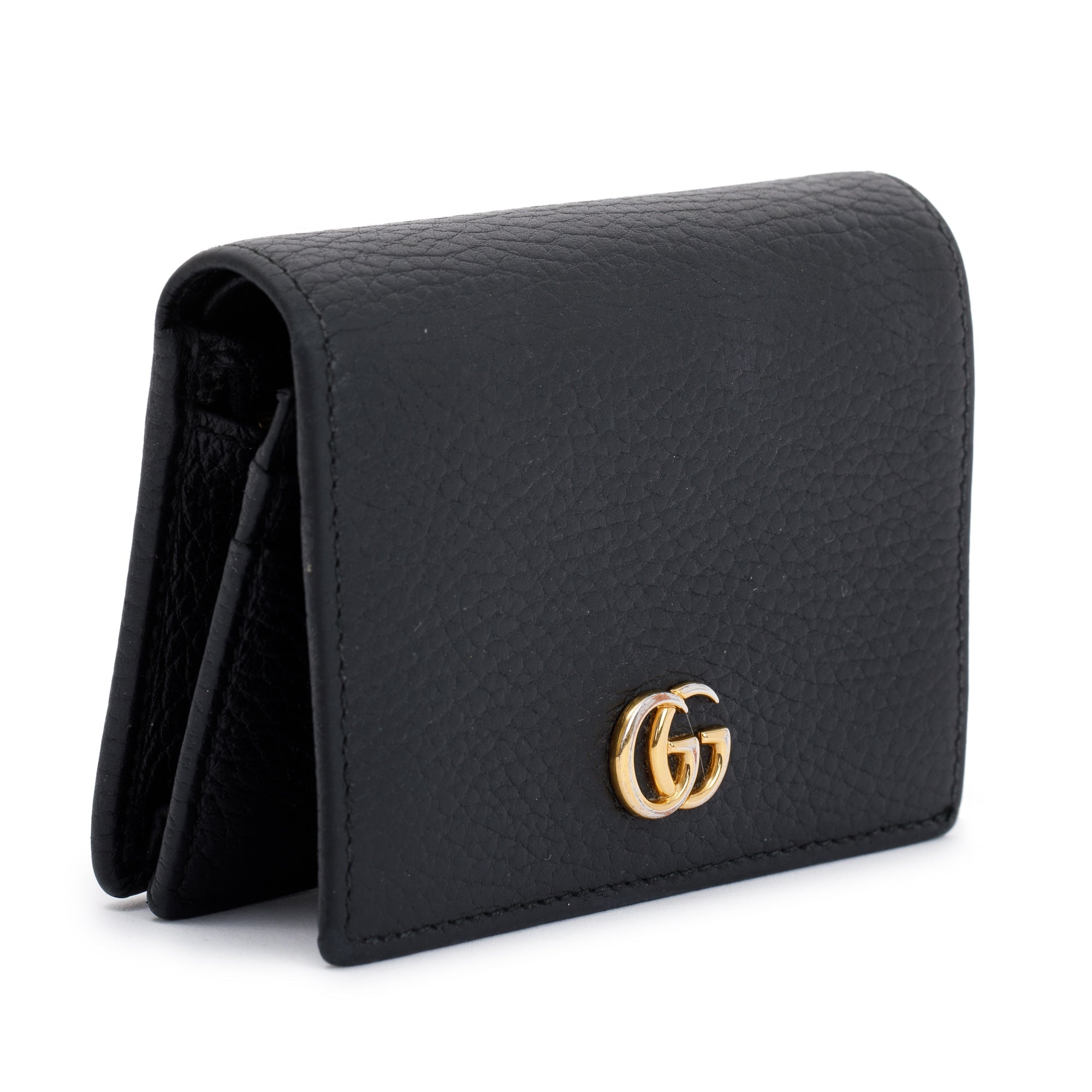 Gucci Marmont Leather Card Case Wallet