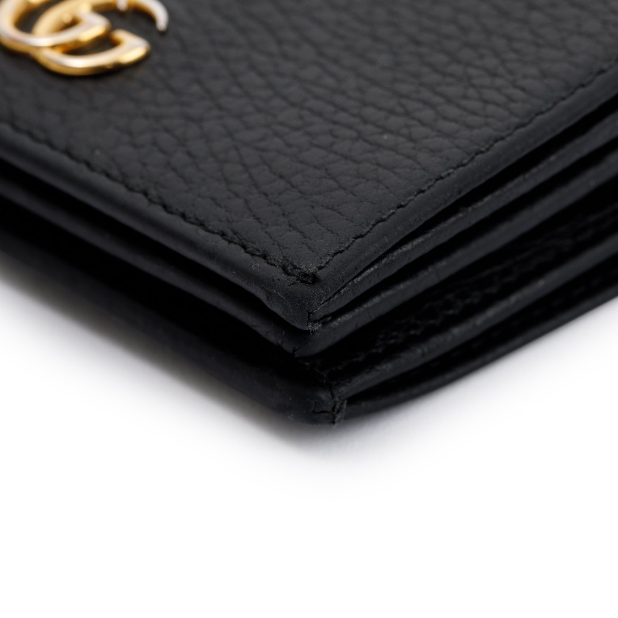 Gucci Marmont Leather Card Case Wallet